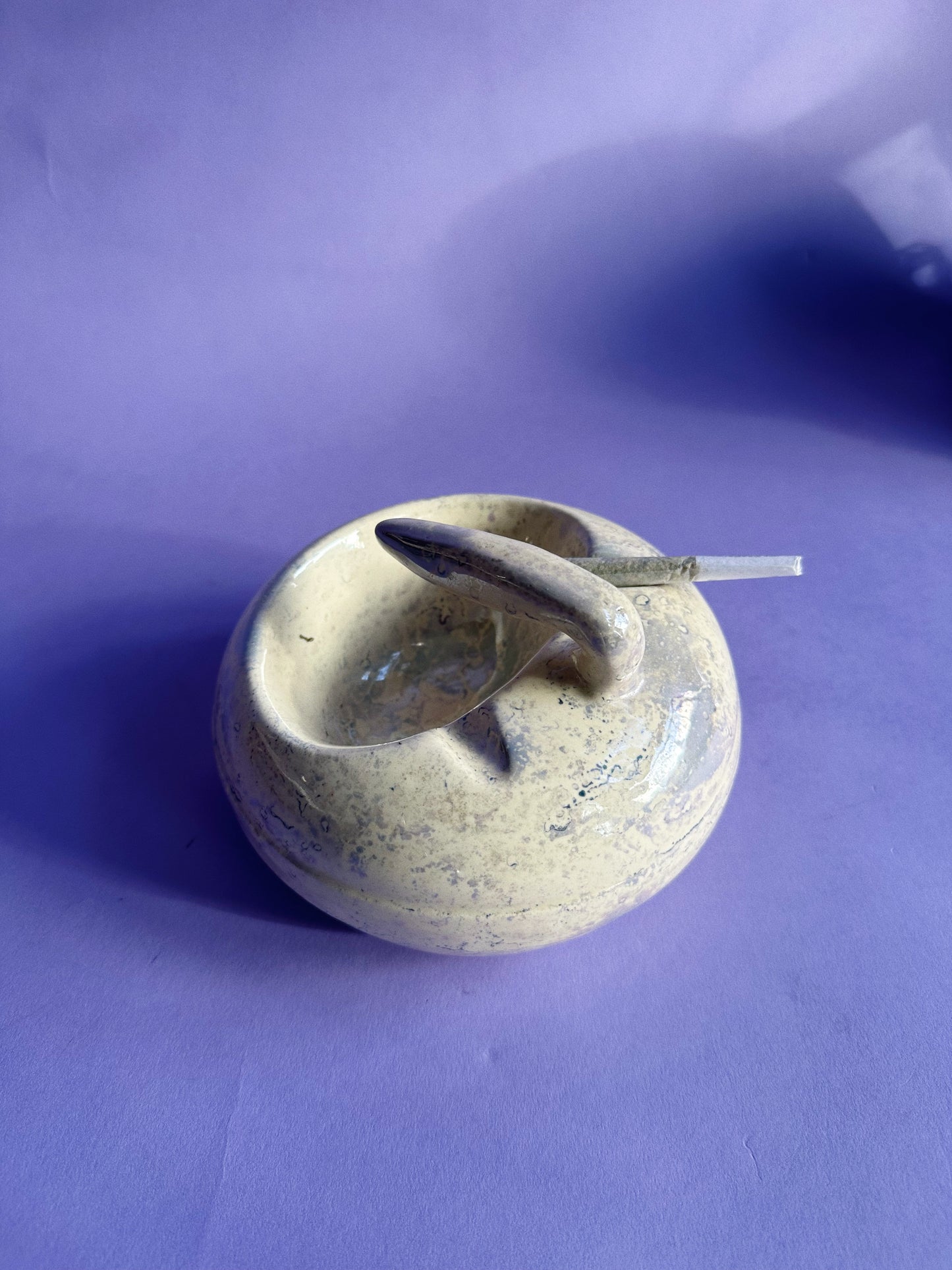 Vintage Montreal Curling Ashtray