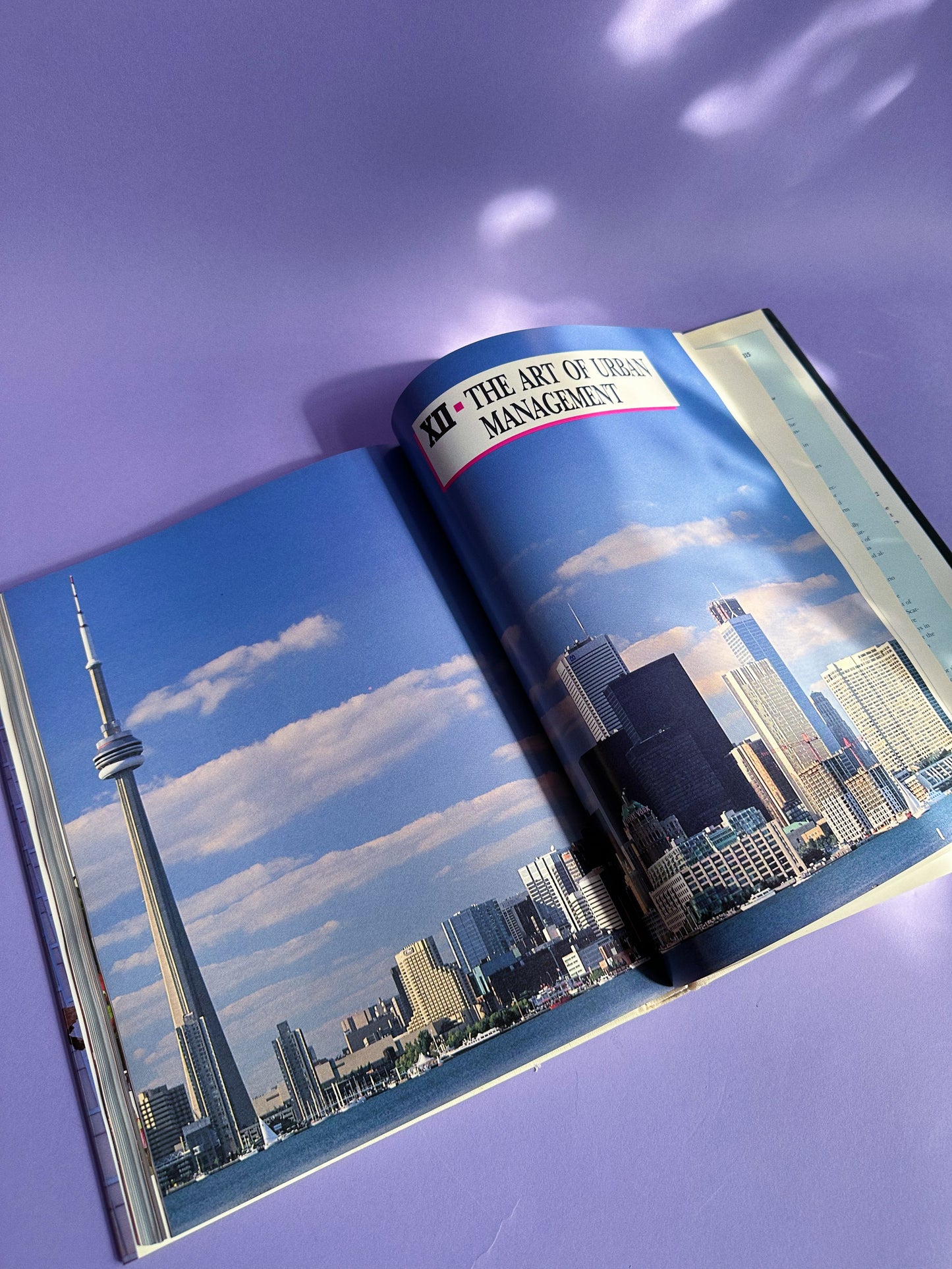 Vintage Metropoliton Toronto Working Towards The Future Hardcover Coffee Table Book