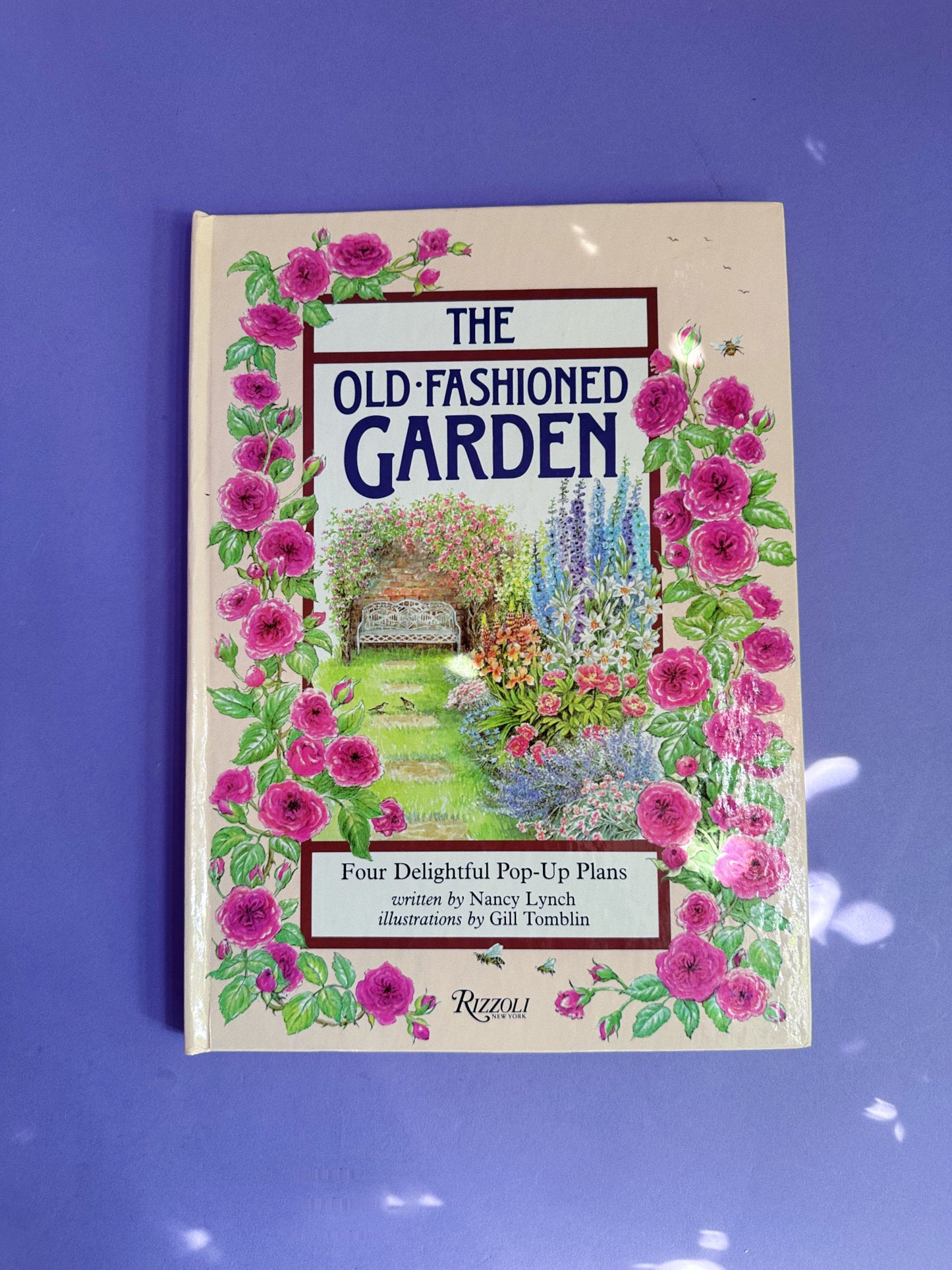 Vintage Old Fashioned Garden Pop Up Hardcover Book