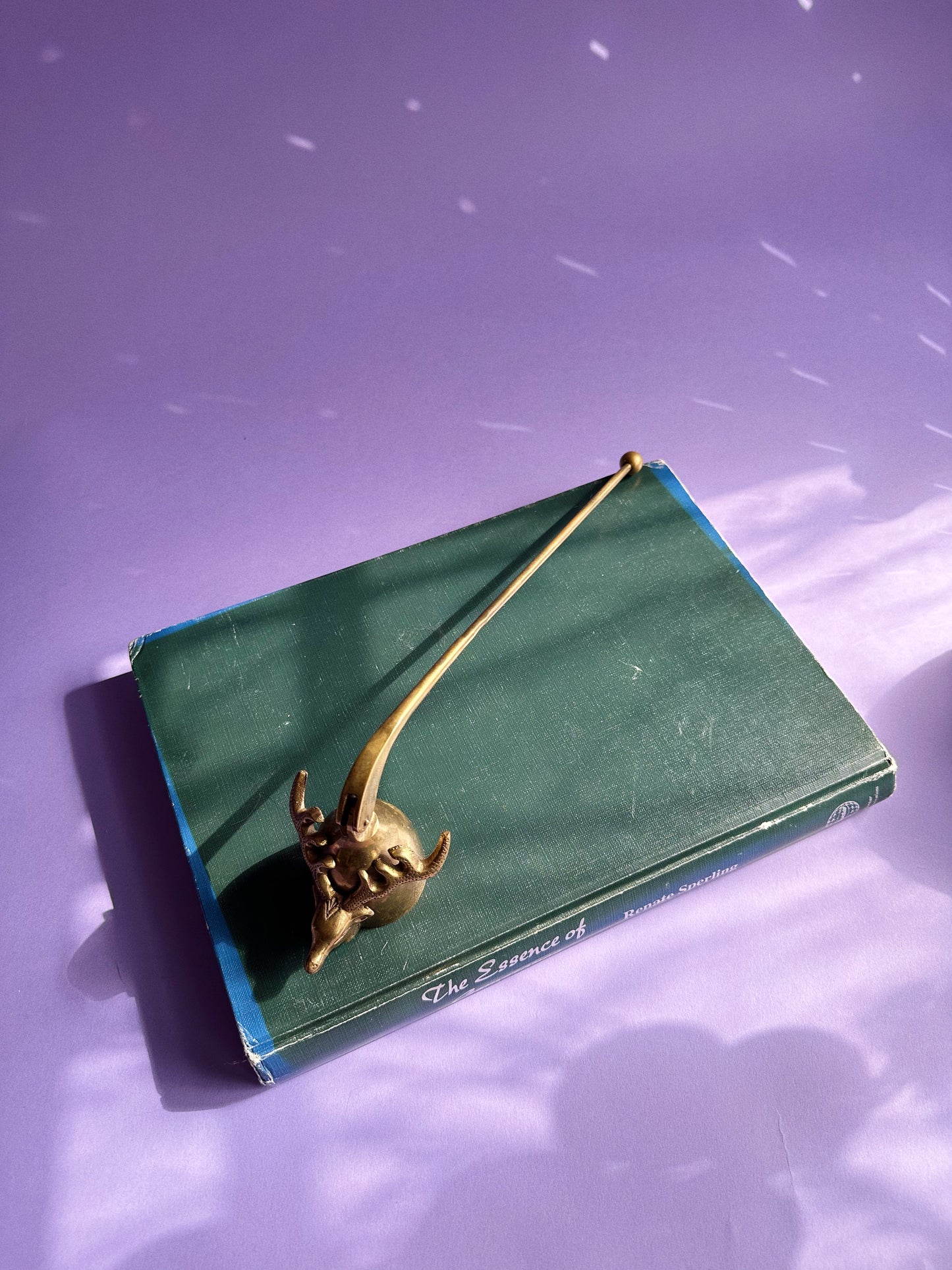 Vintage Brass Stag Deer Head Candle Snuffer Candle Extinguisher