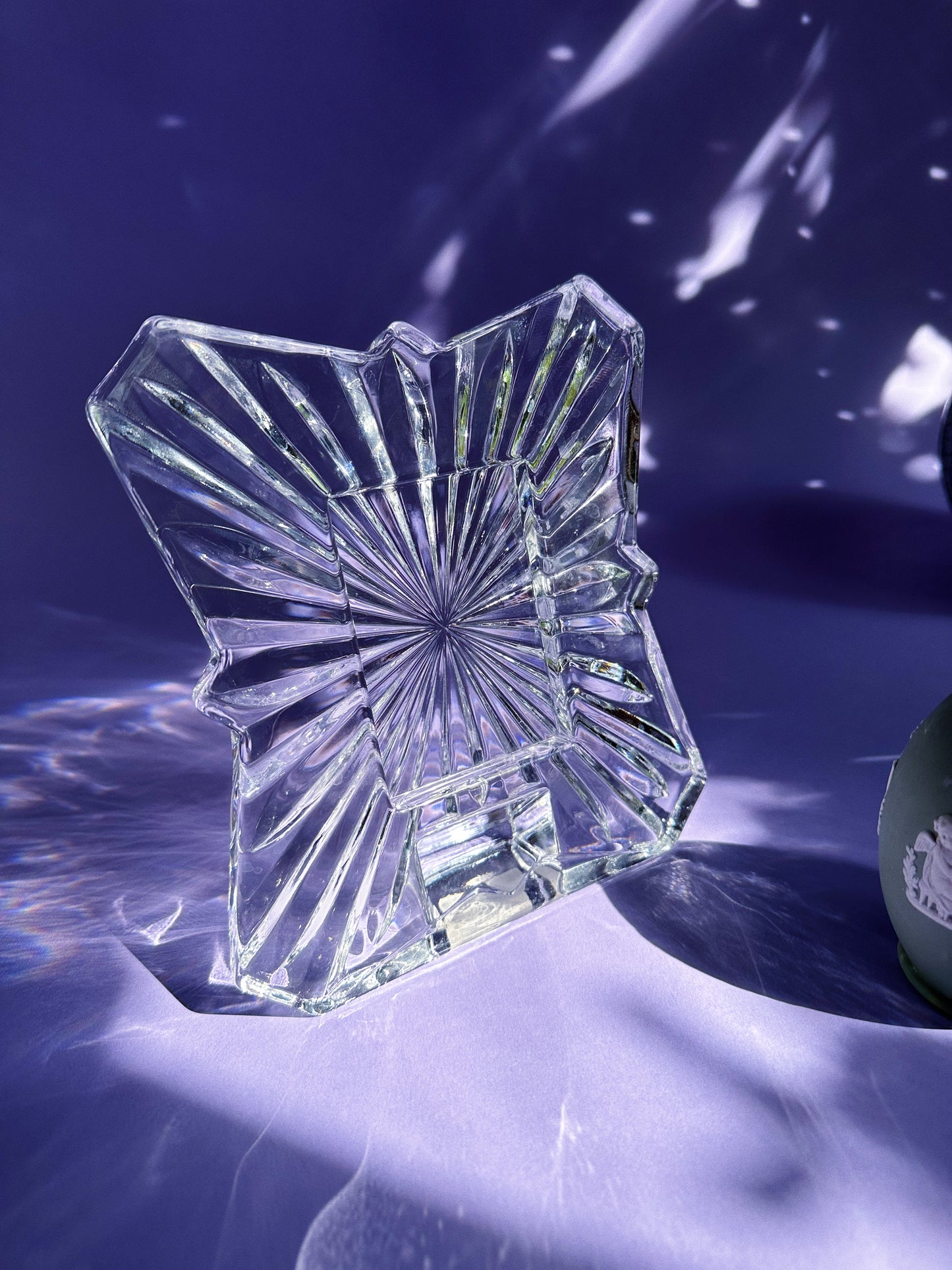 Vintage Crystal Mikasa Photo Frame