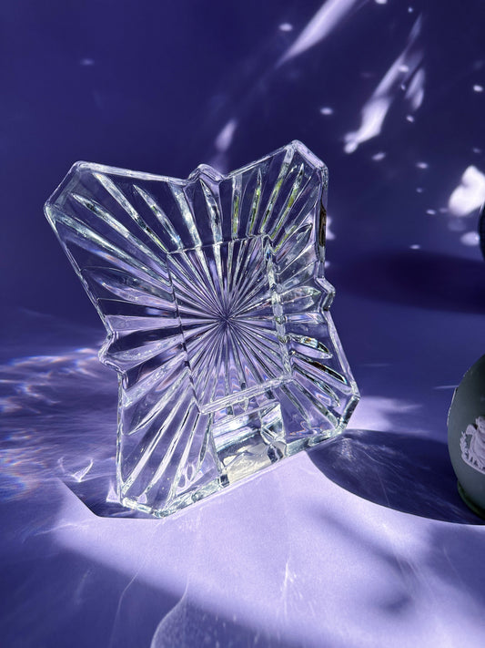 Vintage Crystal Mikasa Photo Frame