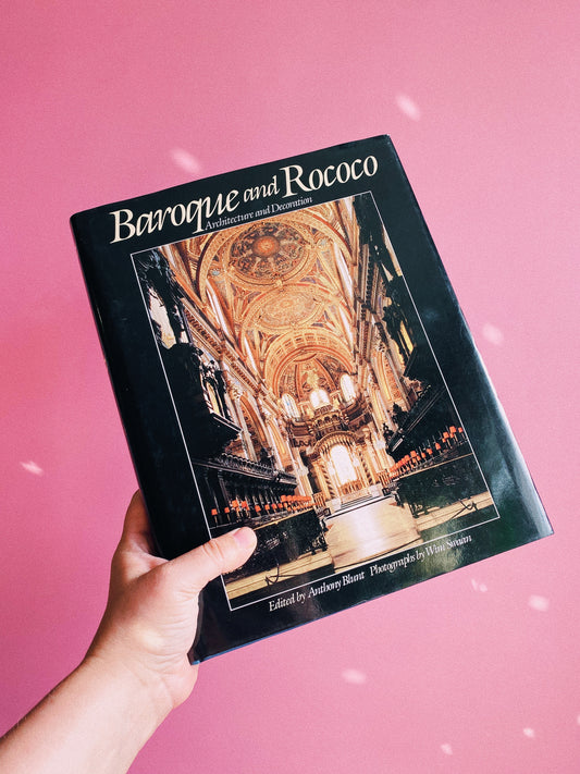 Vintage 1978 Baroque & Rococo Hardcover Coffee Table Book