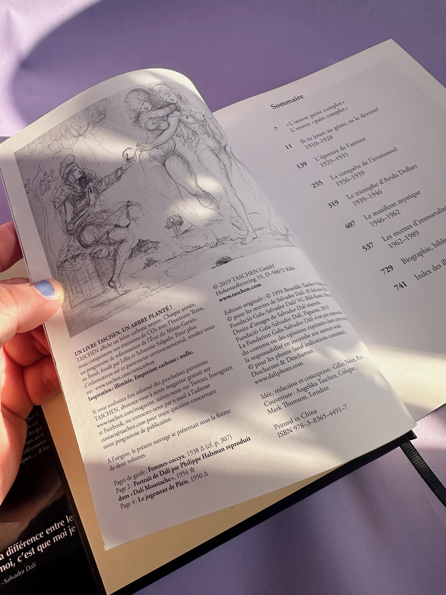 French Salvador Dali Taschen Hardcover Coffee Table Book