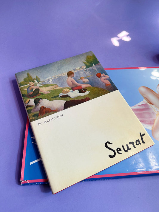 1980 Vintage Hardcover Seurat Art Coffee Table Book