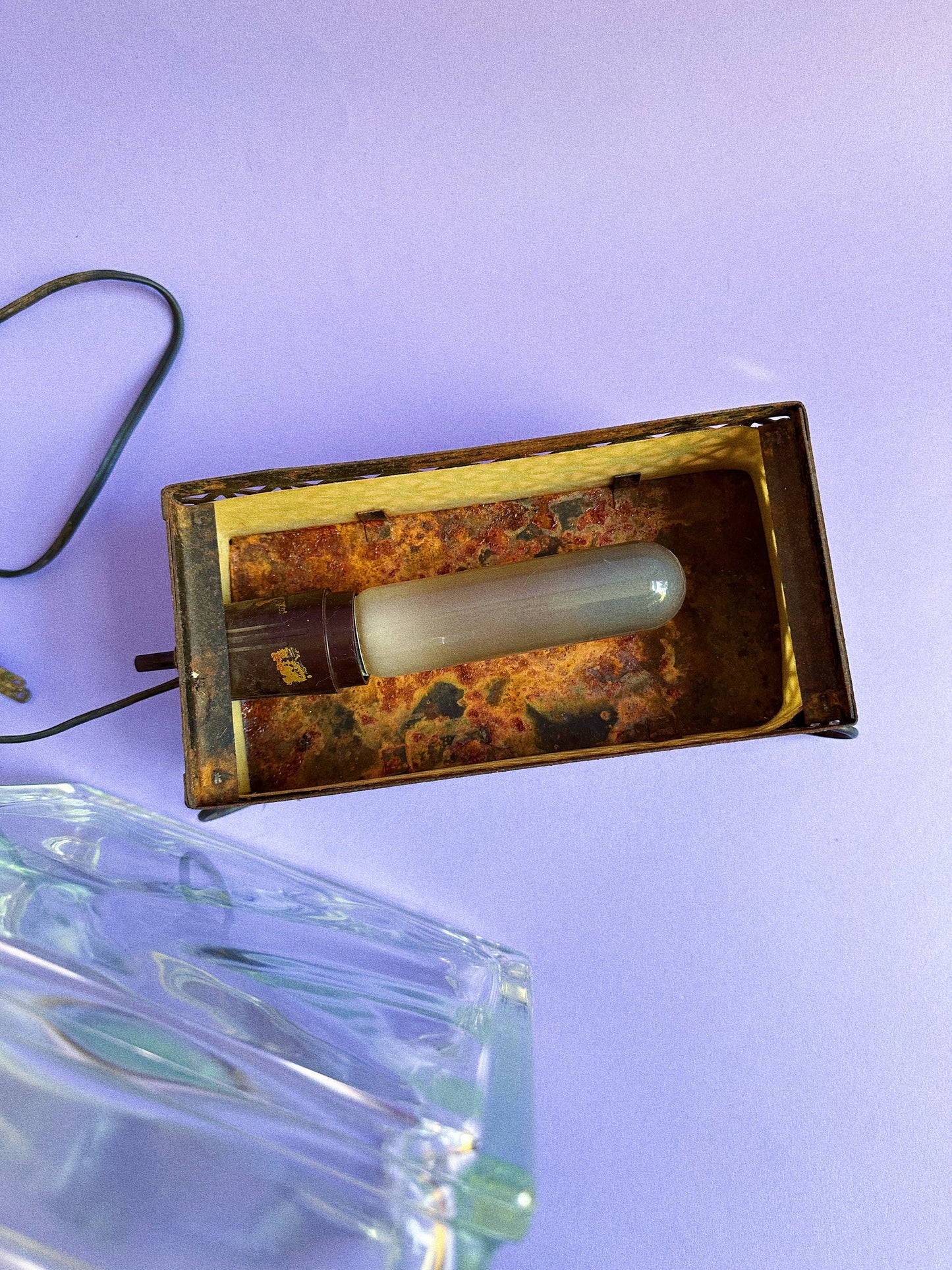 Vintage Glass Tile Table Lamp