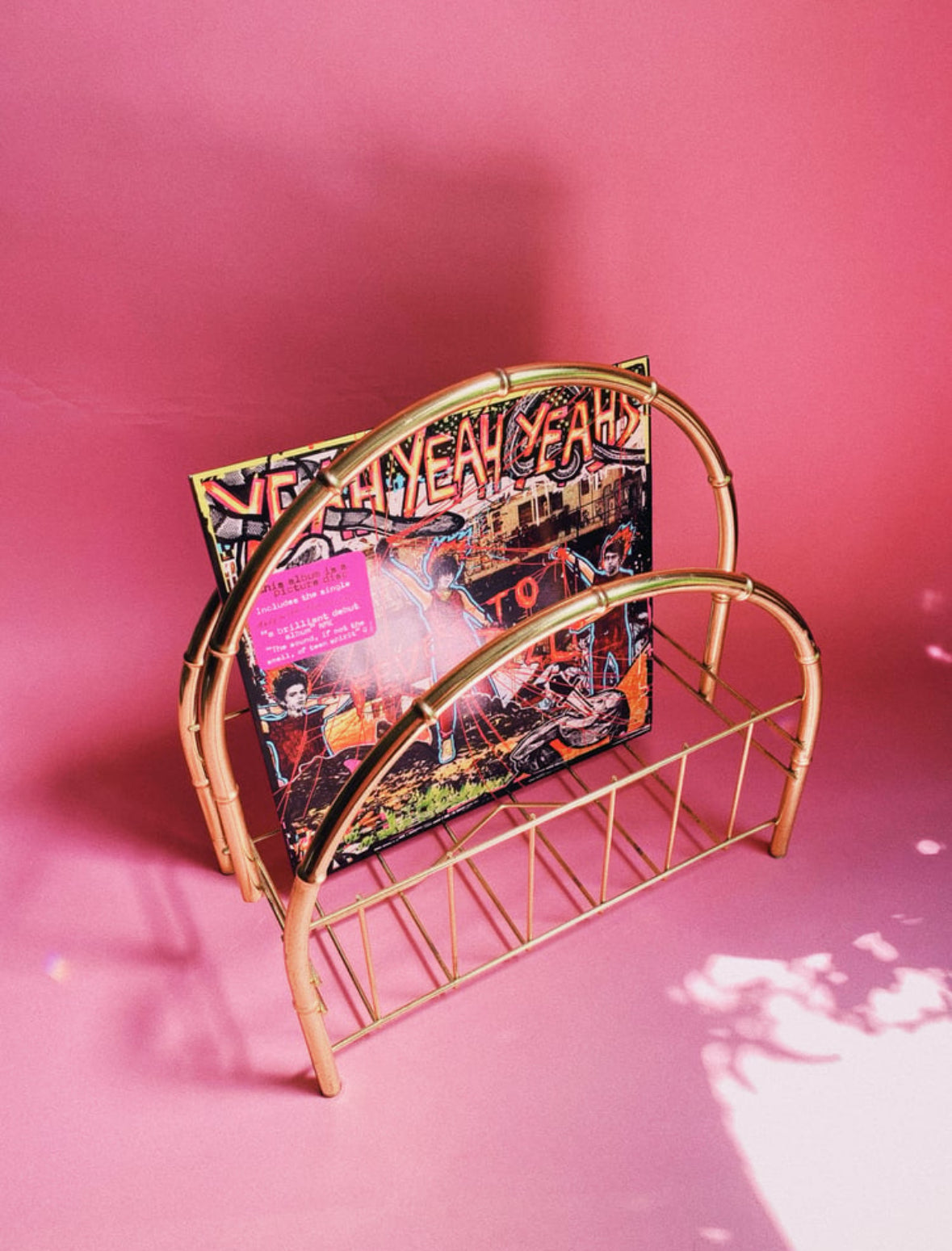 Vintage Brassy Magazine / Book / Vinyl Rack