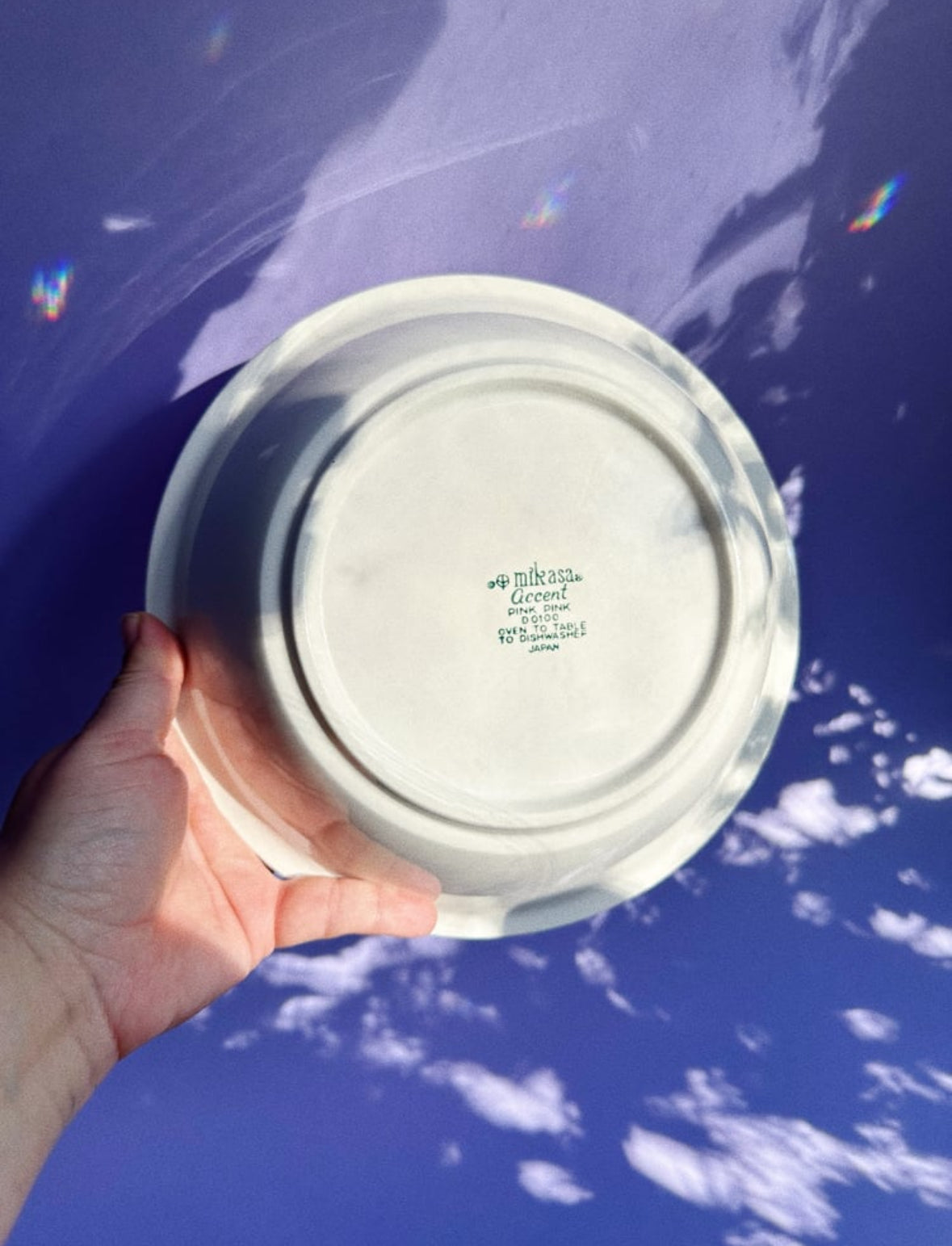 Mikasa Pink Pink Vintage Ceramic Serving Bowl