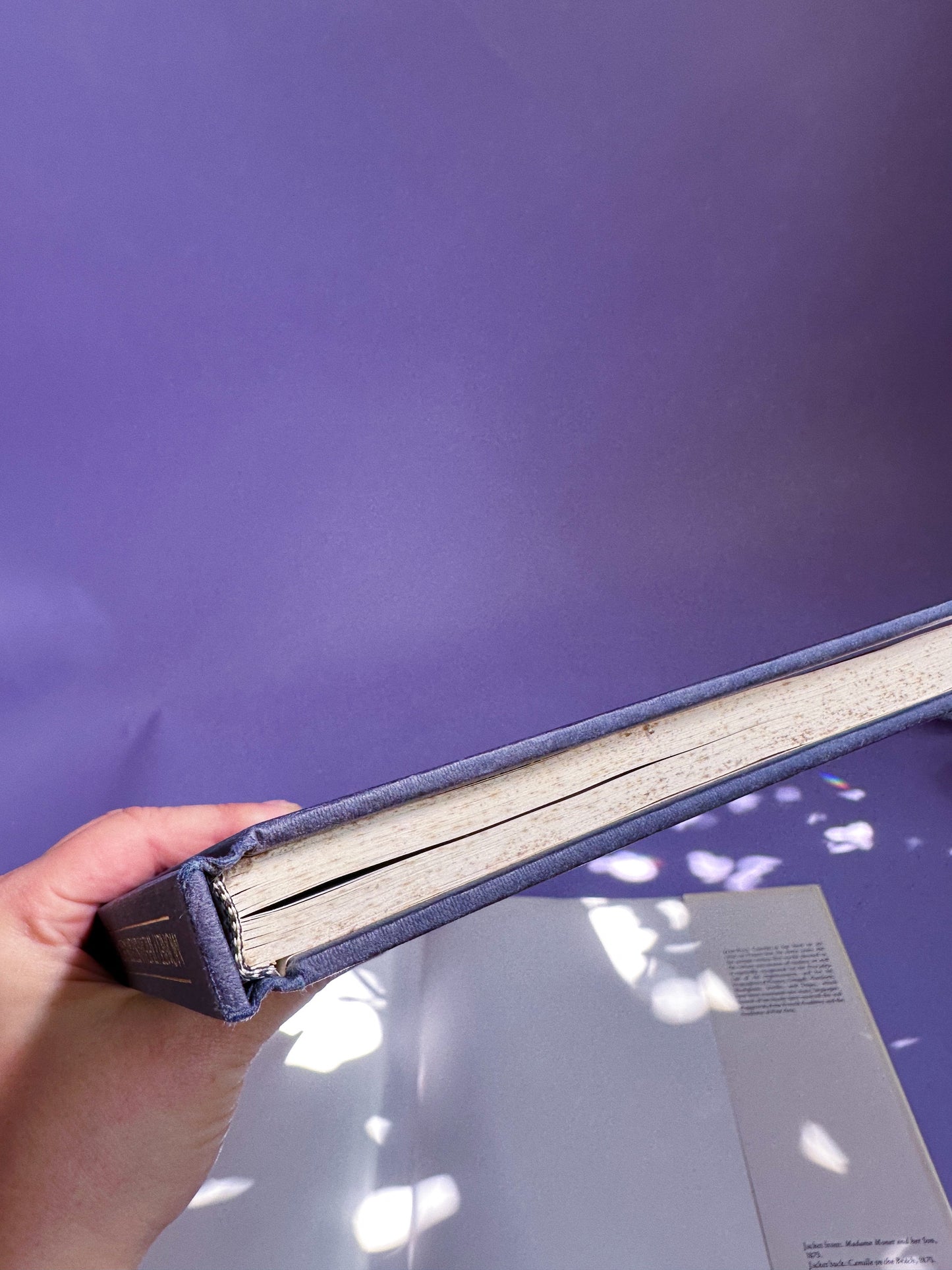 Vintage Monet Masterworks Hardcover Coffee Table Book