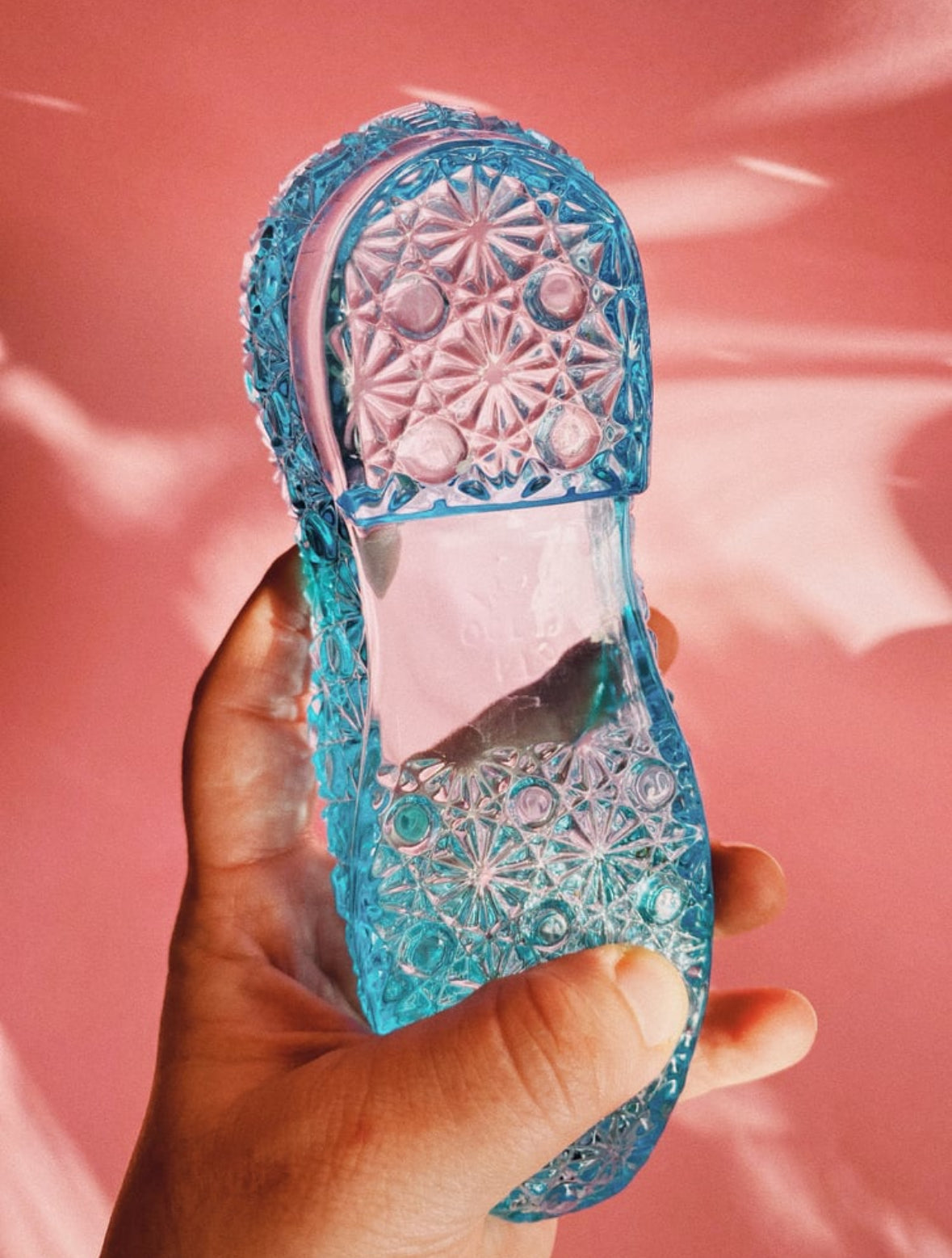 Blue Victorian 1886 EAPG Glass Slipper Dish