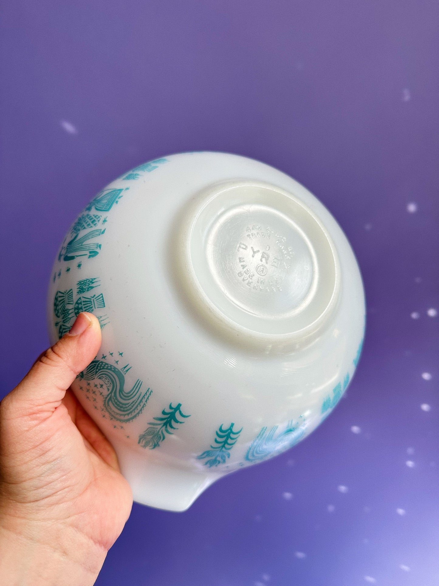 Vintage Pyrex Amish Butterprint Cinderella Bowl 443