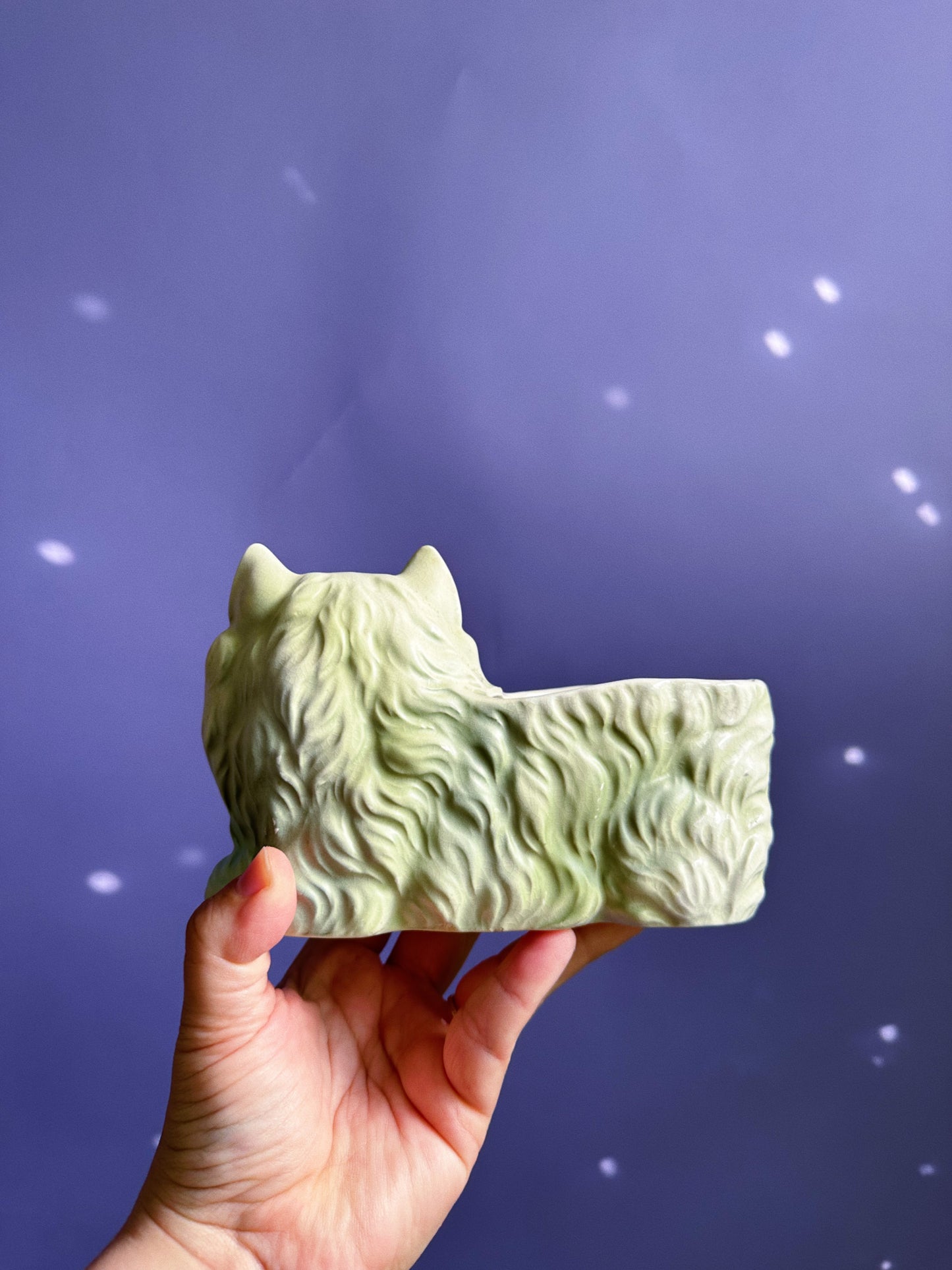 Vintage ESD Japan Ceramic Cat Planter / Cache Pot