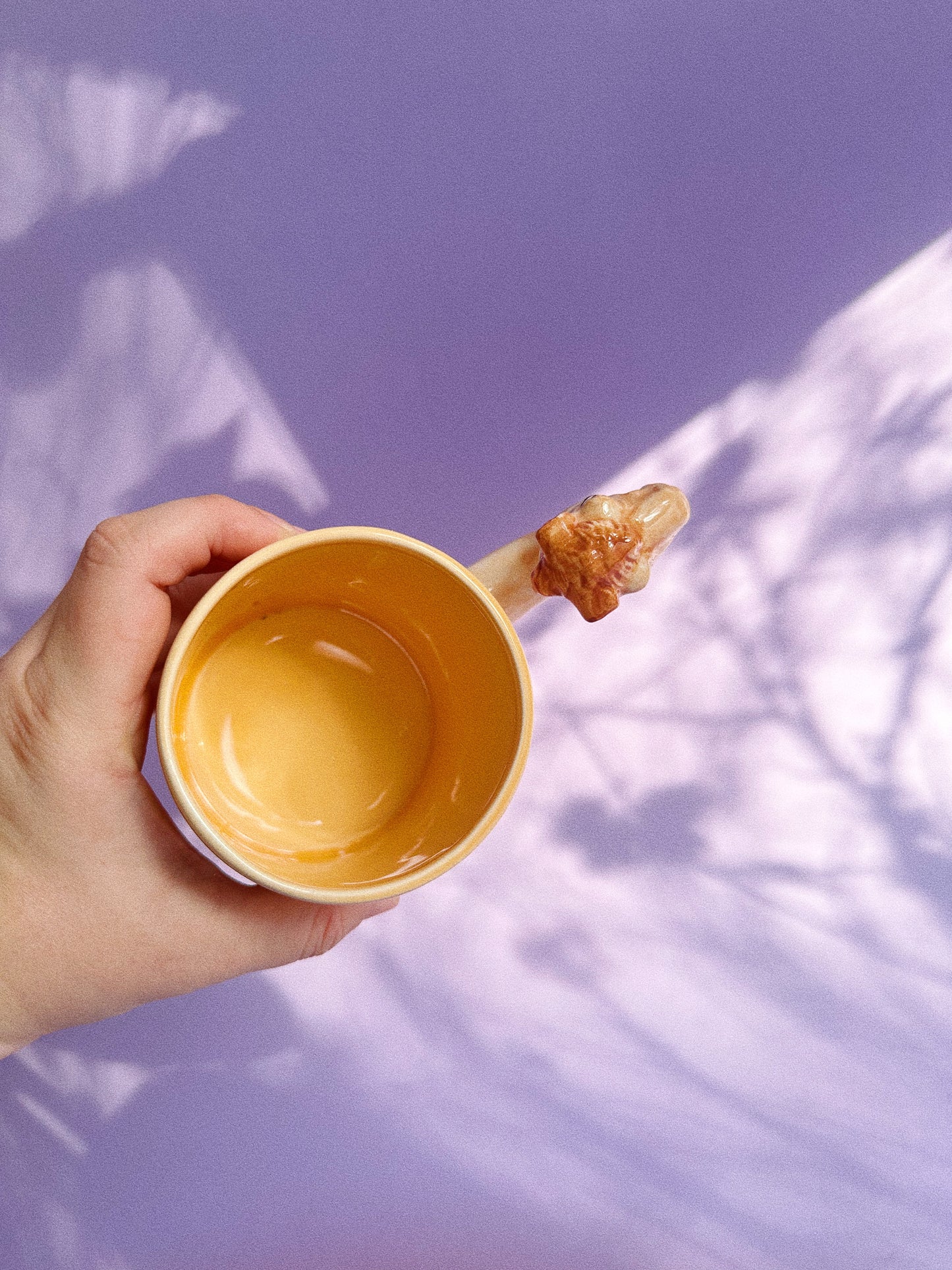 Vintage Bergschrund Camel Head Coffee Mug Cup 1992 Hand Painted EUC