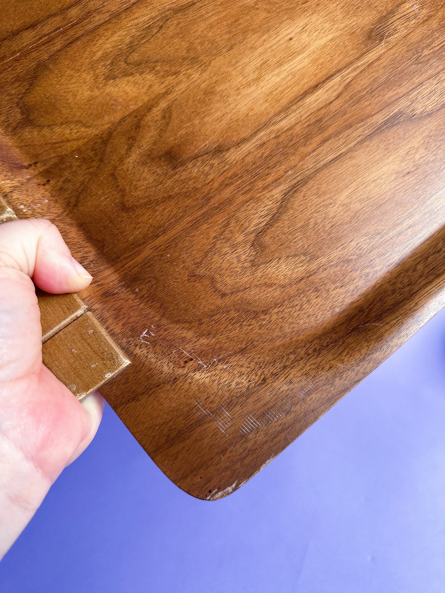 Overton American Walnut Bentwood Tray, 1950s-1960's