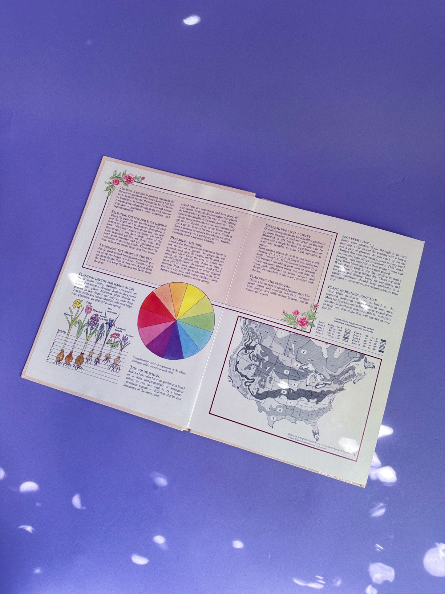 Vintage Old Fashioned Garden Pop Up Hardcover Book