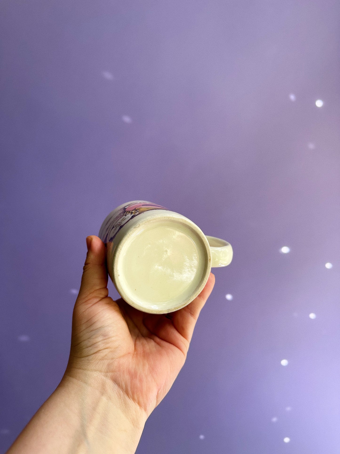 Vintage Seashell Ceramic Coffee / Tea Mug