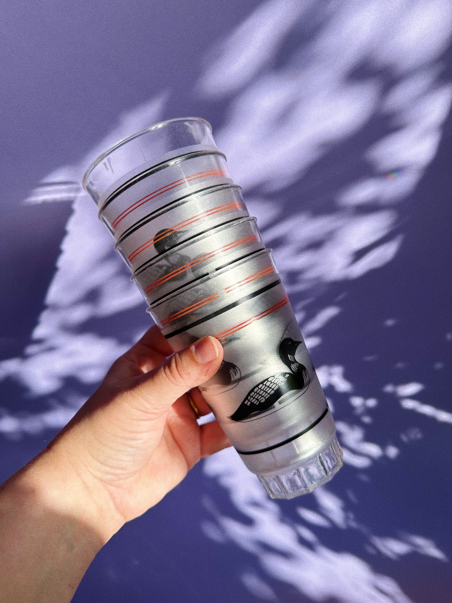 Vintage Cottage Loon Cups