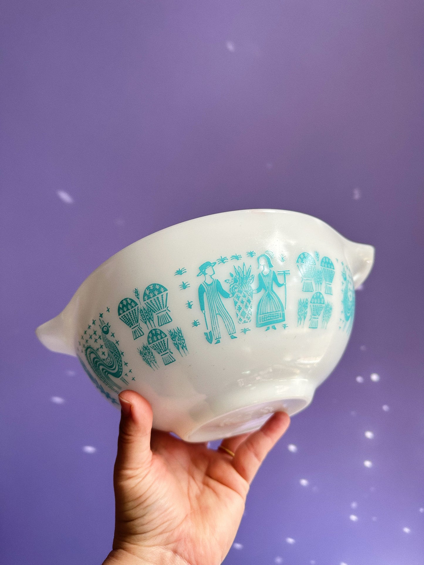 Vintage Pyrex Amish Butterprint Cinderella Bowl 443