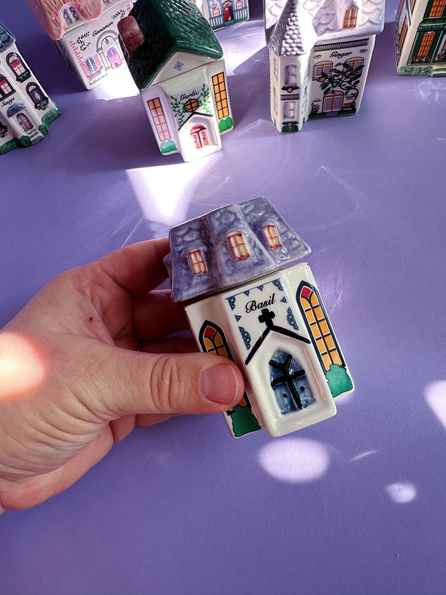 Vintage Avon Spice Village Houses Victorian