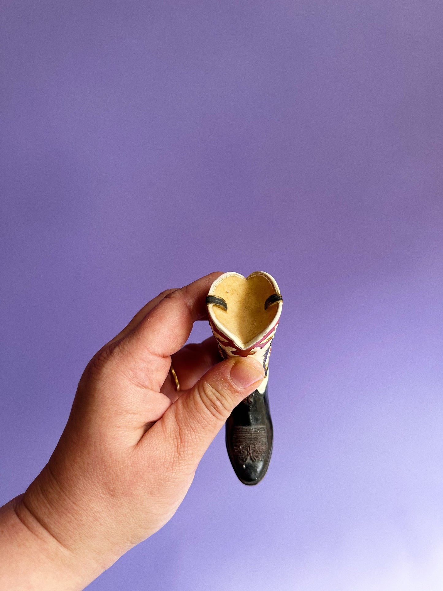 Mini Cowboy Boot Decor