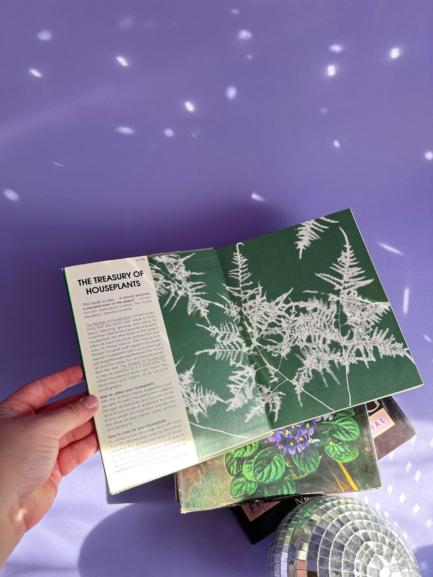 Vintage 1970s Treasury of Houseplants Hardcover Book