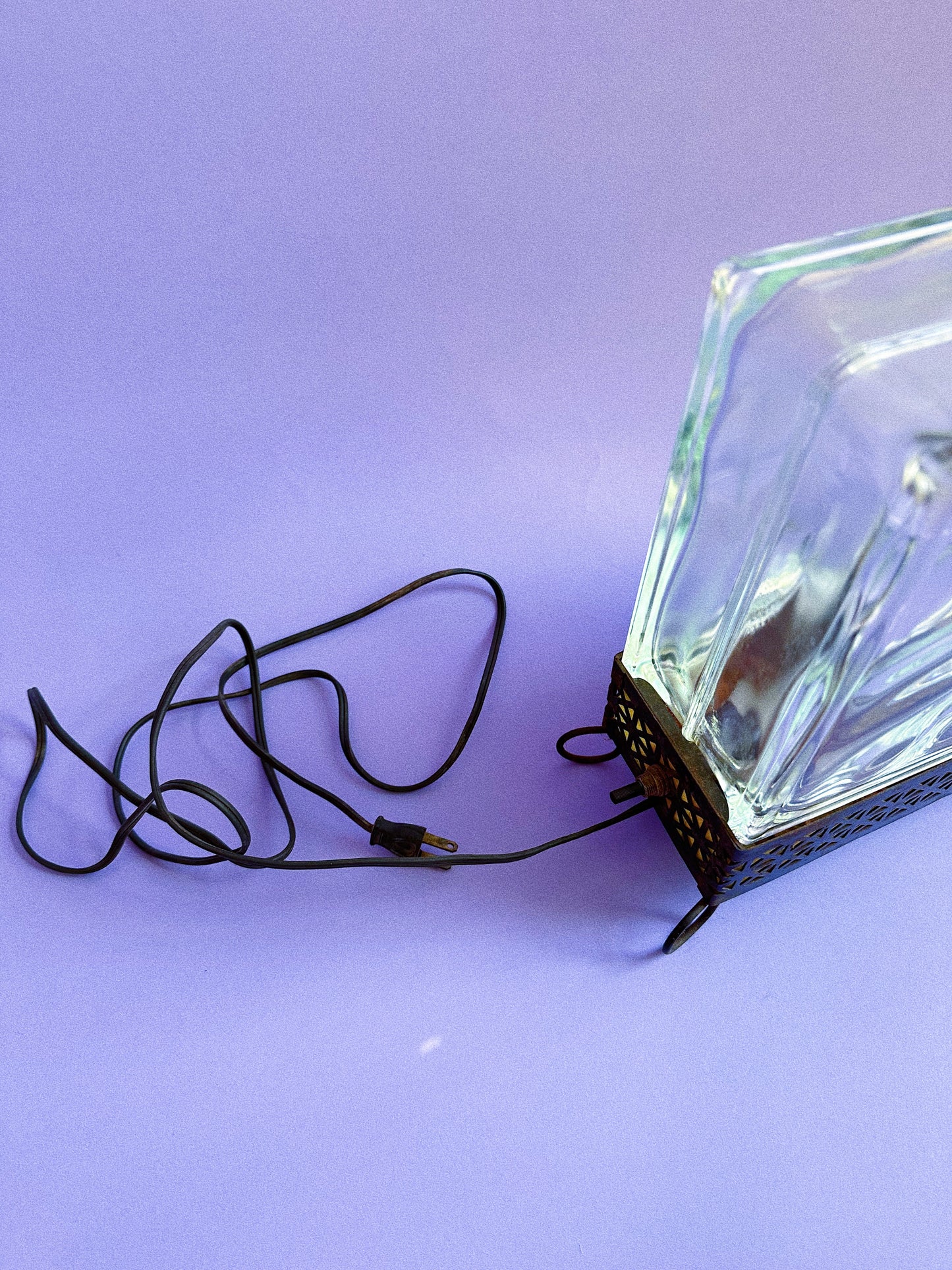 Vintage Glass Tile Table Lamp