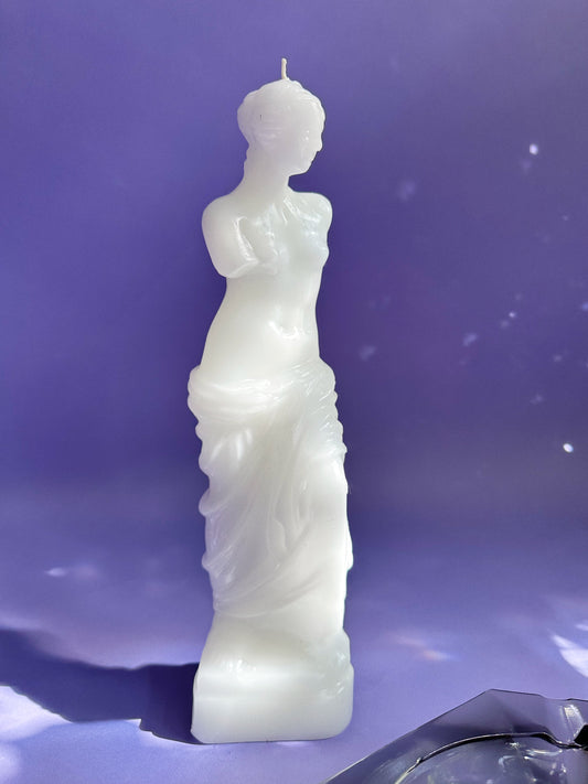 White Venus De Milo Candle
