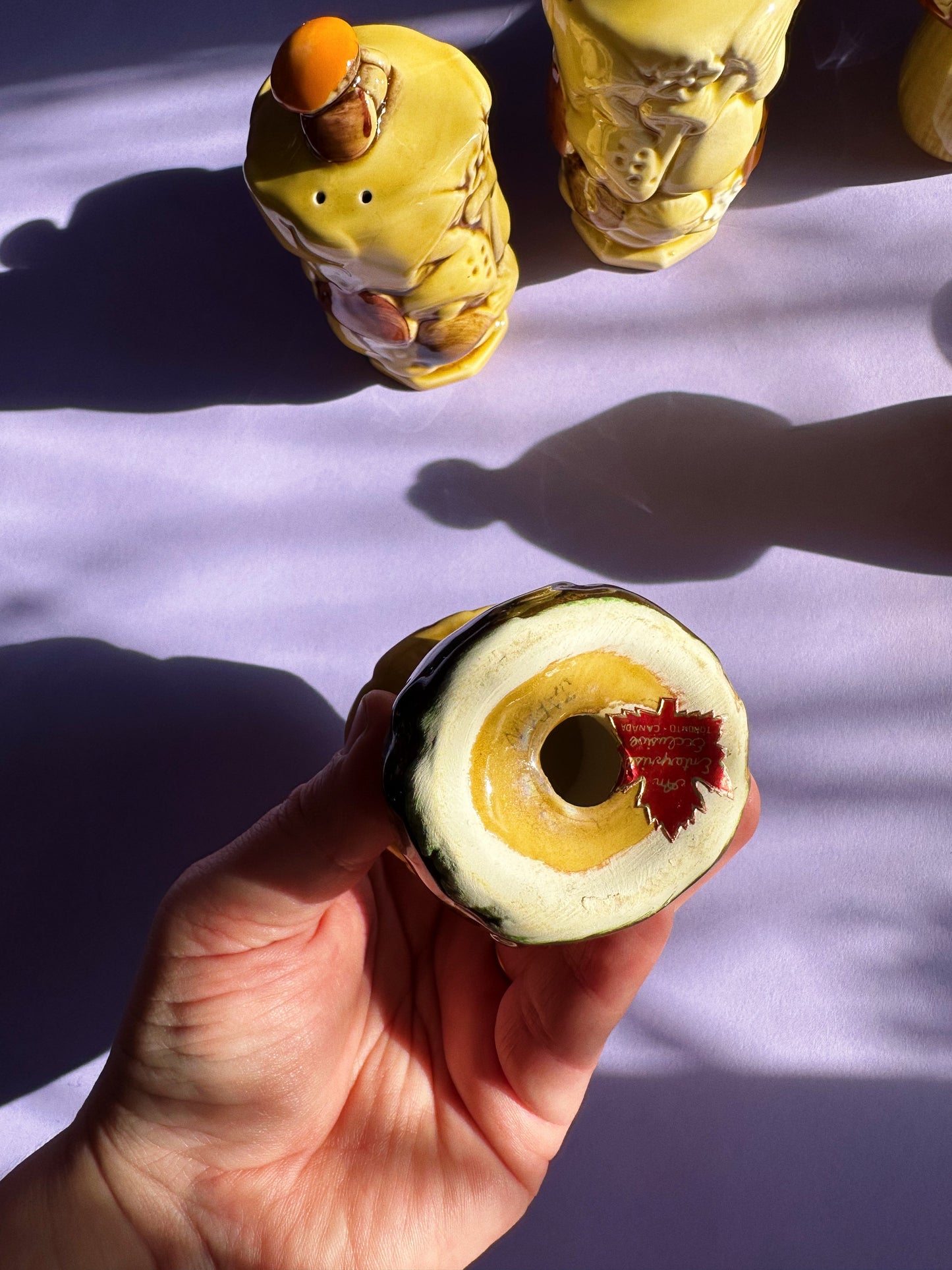 Vintage Mushroom Salt & Pepper Shakers