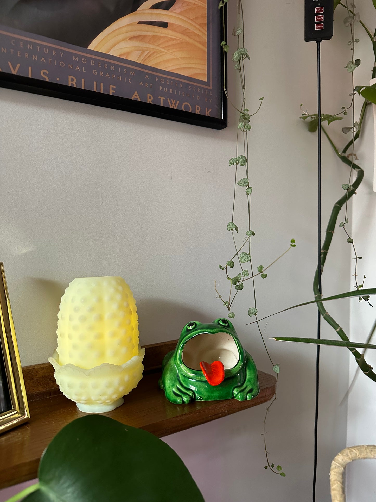 Vintage Ceramic Frog Ashtray Occupied Japan MCM