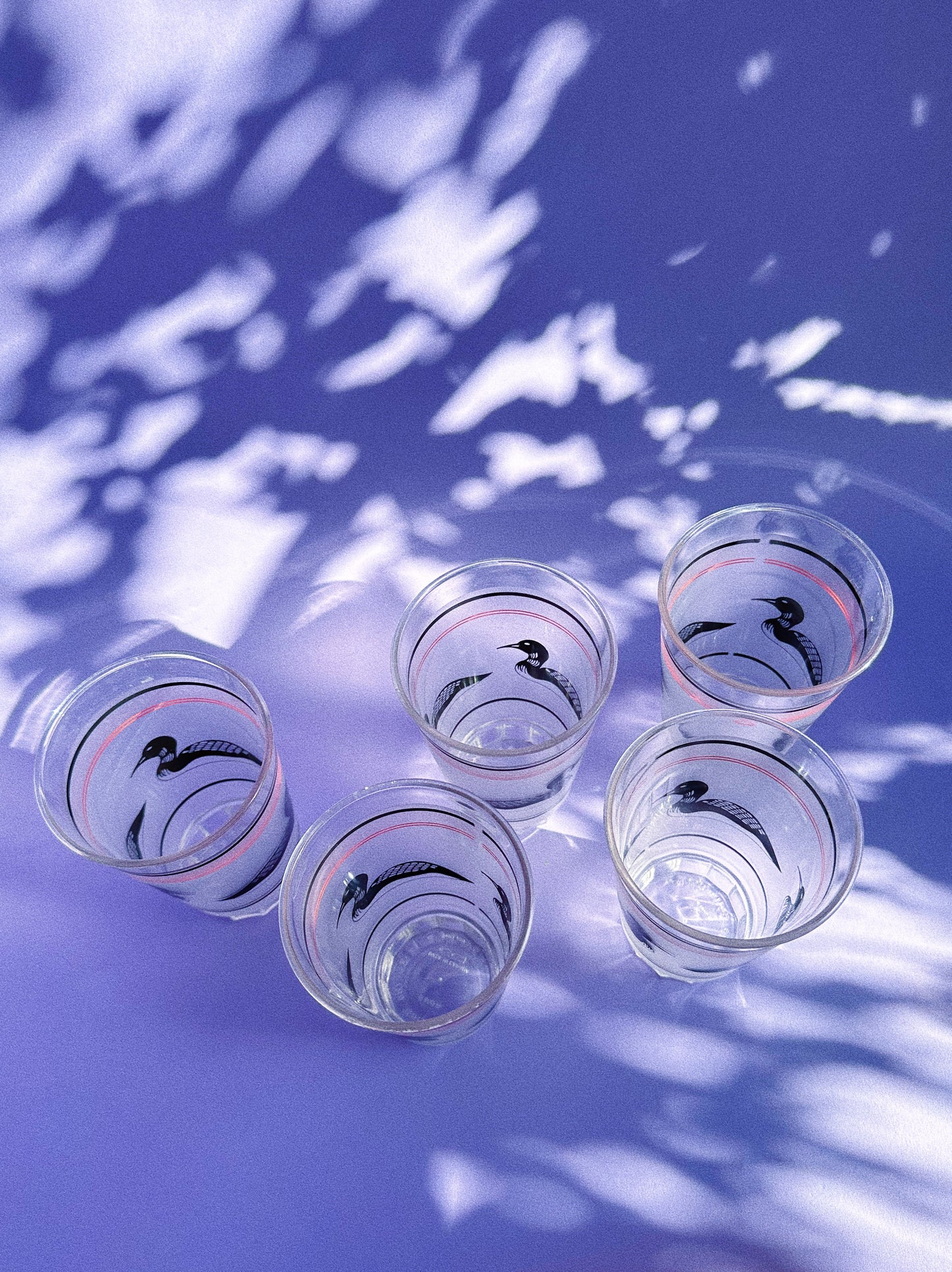 Vintage Cottage Loon Cups