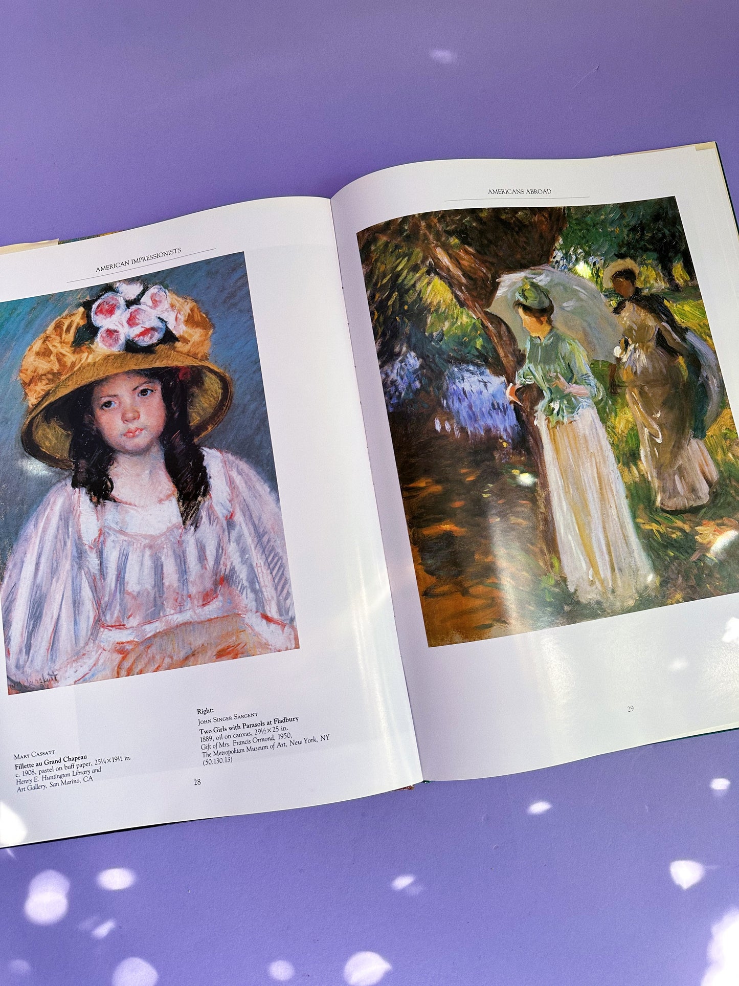 Vintage American Impressionists Hardcover Art Book