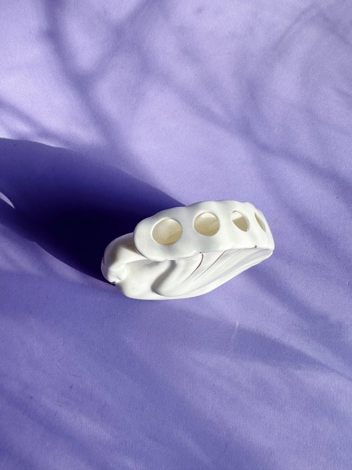 Vintage Porcelain Swan Bud Vase