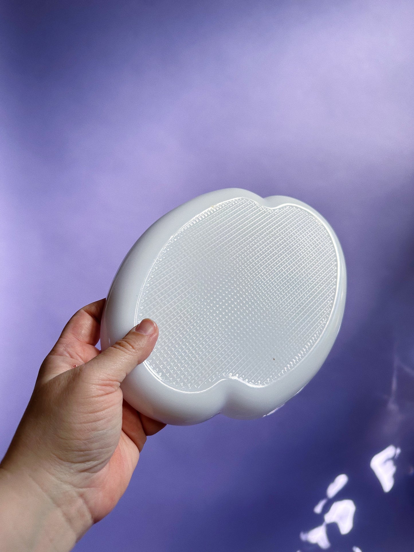 Rare Federal Atomic Flower Milk Glass Patio Snack Set Vintage Mid-Century Modern