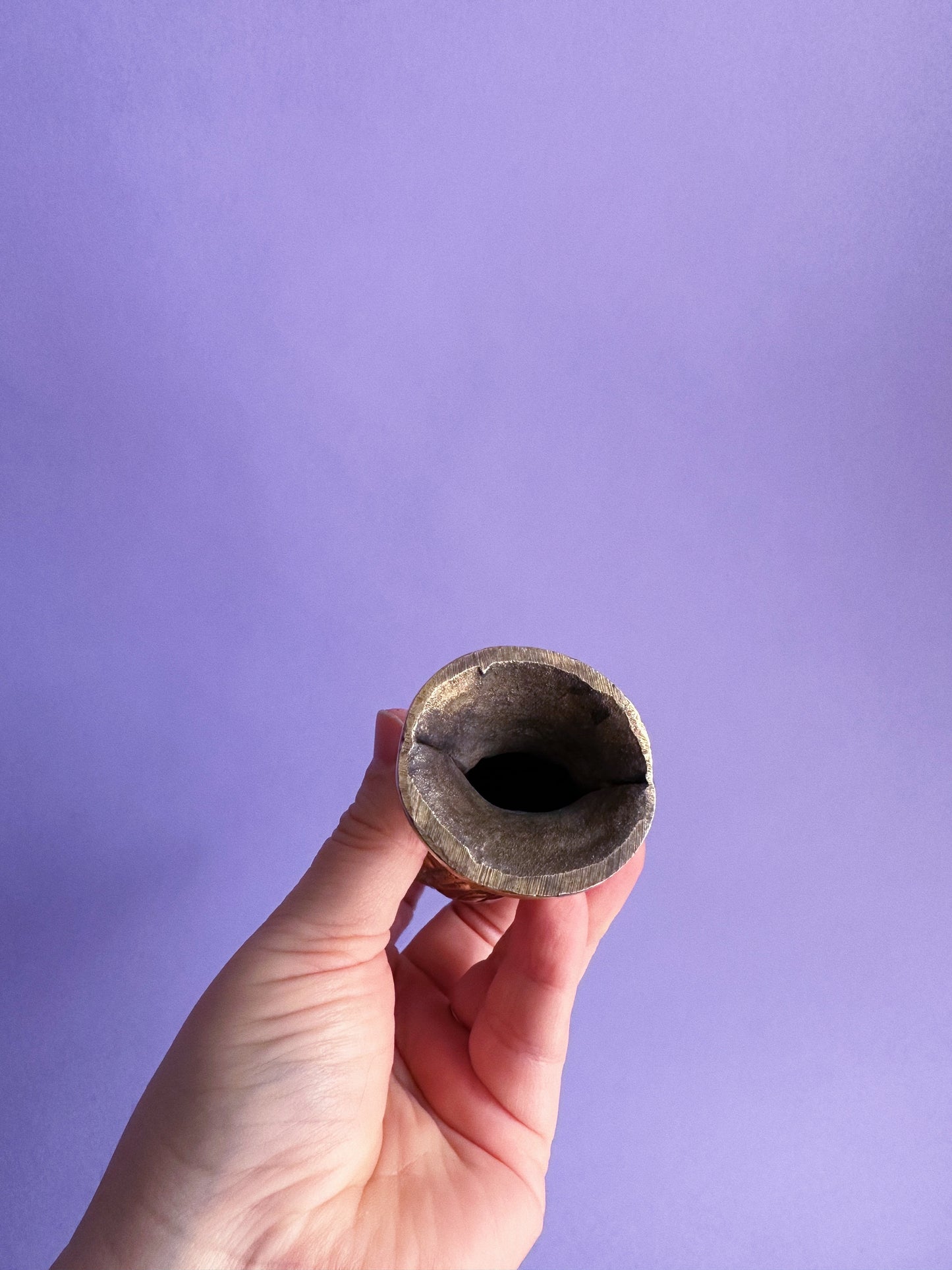 Vintage Brass Owl Sculpture Paperweight