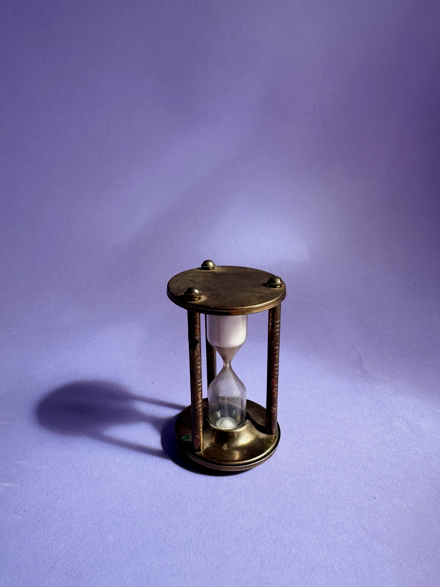 Small Metal Glass & Sand Timer