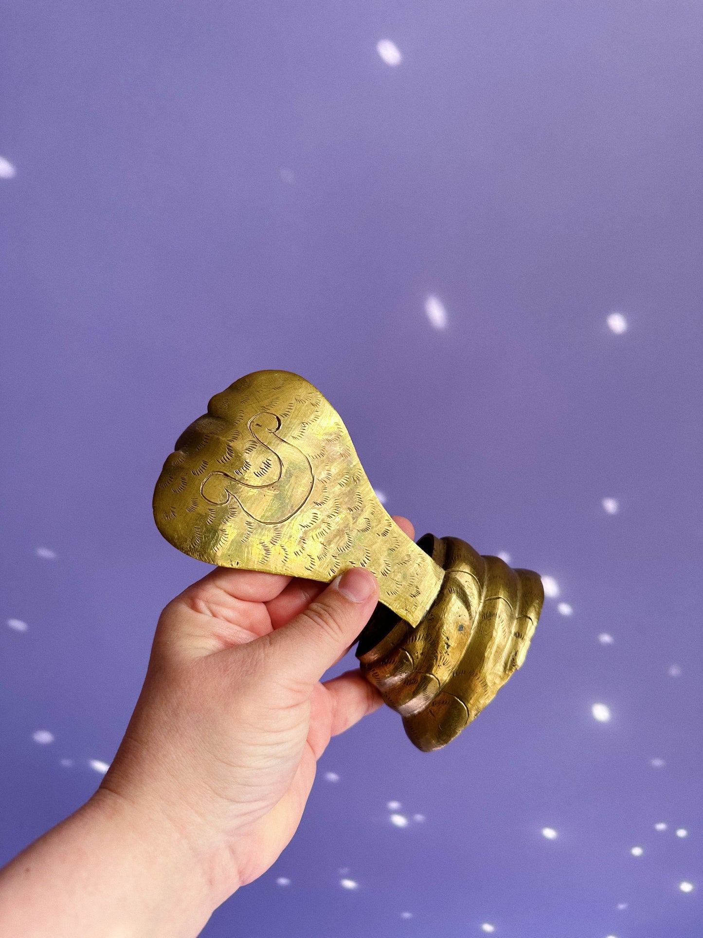 Vintage Brass Cobra Sculpture / Incense Burner