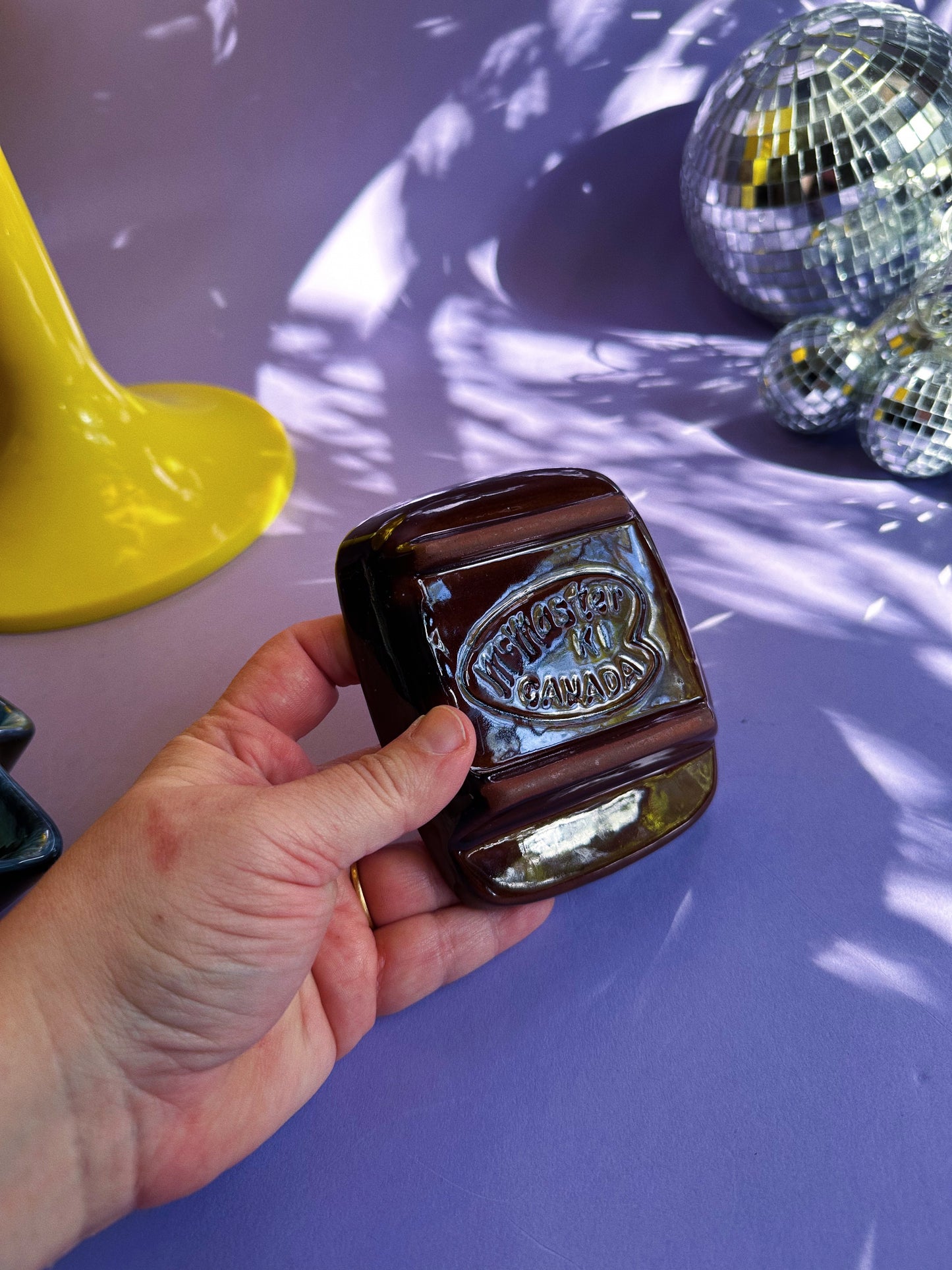 Vintage McMaster K1 Pottery Canada Ashtray / Throw / Ring Dish