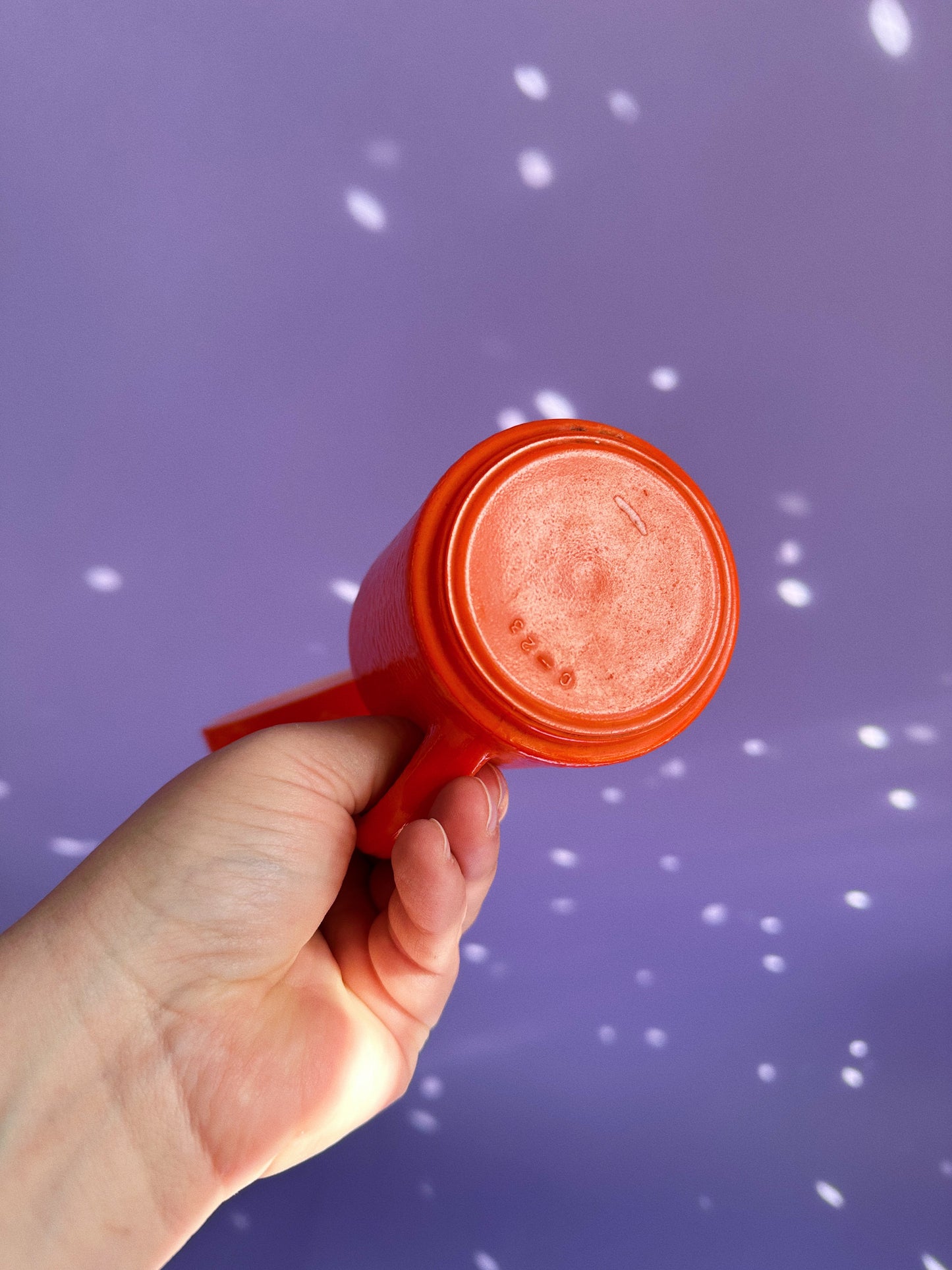 Vintage Hazel Atlas Orange Peel Coffee Mugs