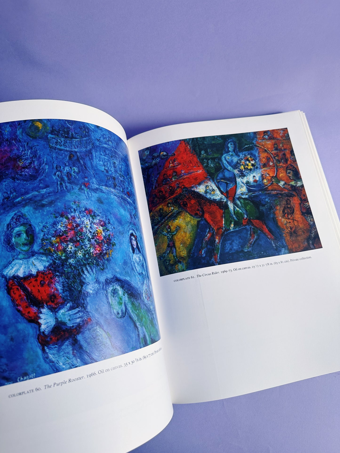 Chagall: A Retrospective Hardcover Art Book - Blue Cover Large & Heavy