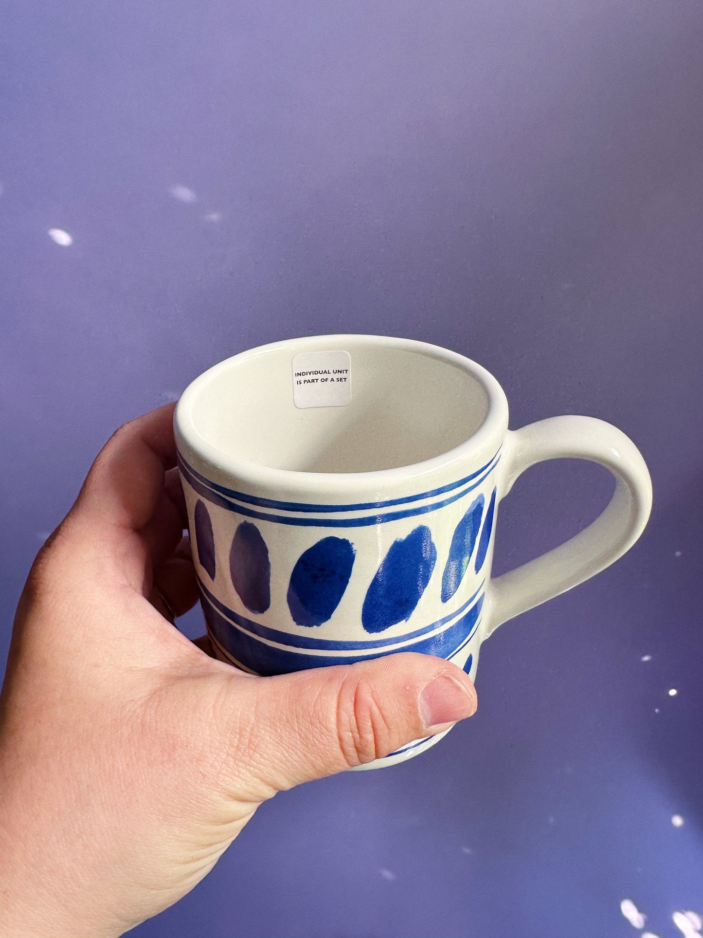 Kate Spade All in Good Taste Pretty Pantry Stacking Coffee Tea Mugs Set of 3