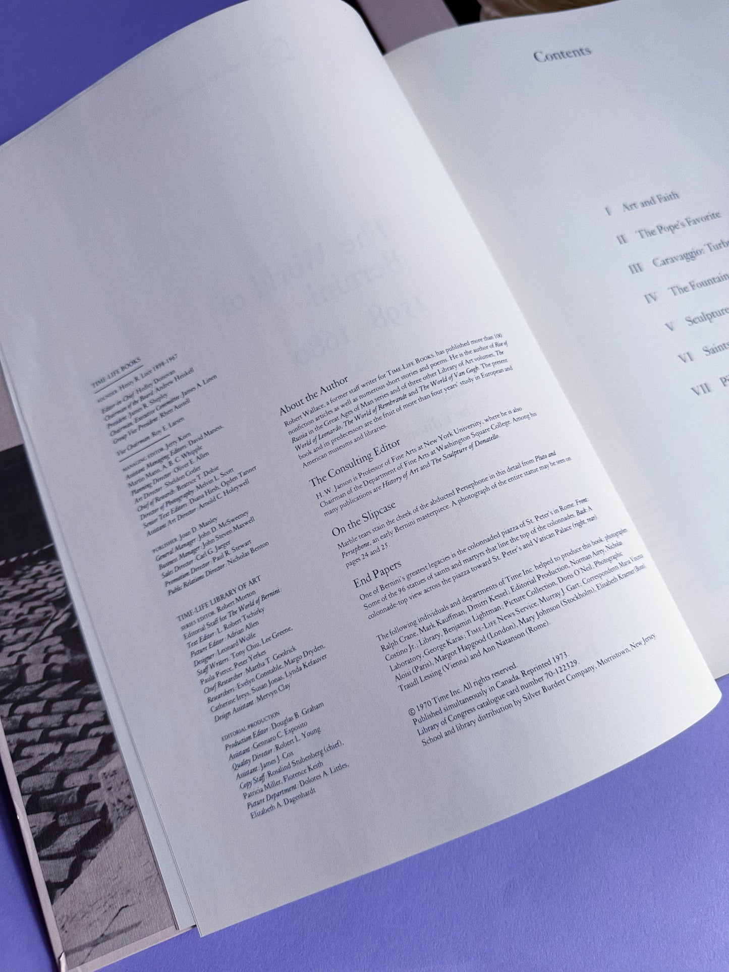 Vintage The World of Bernini Hardcover Time Life Art Book