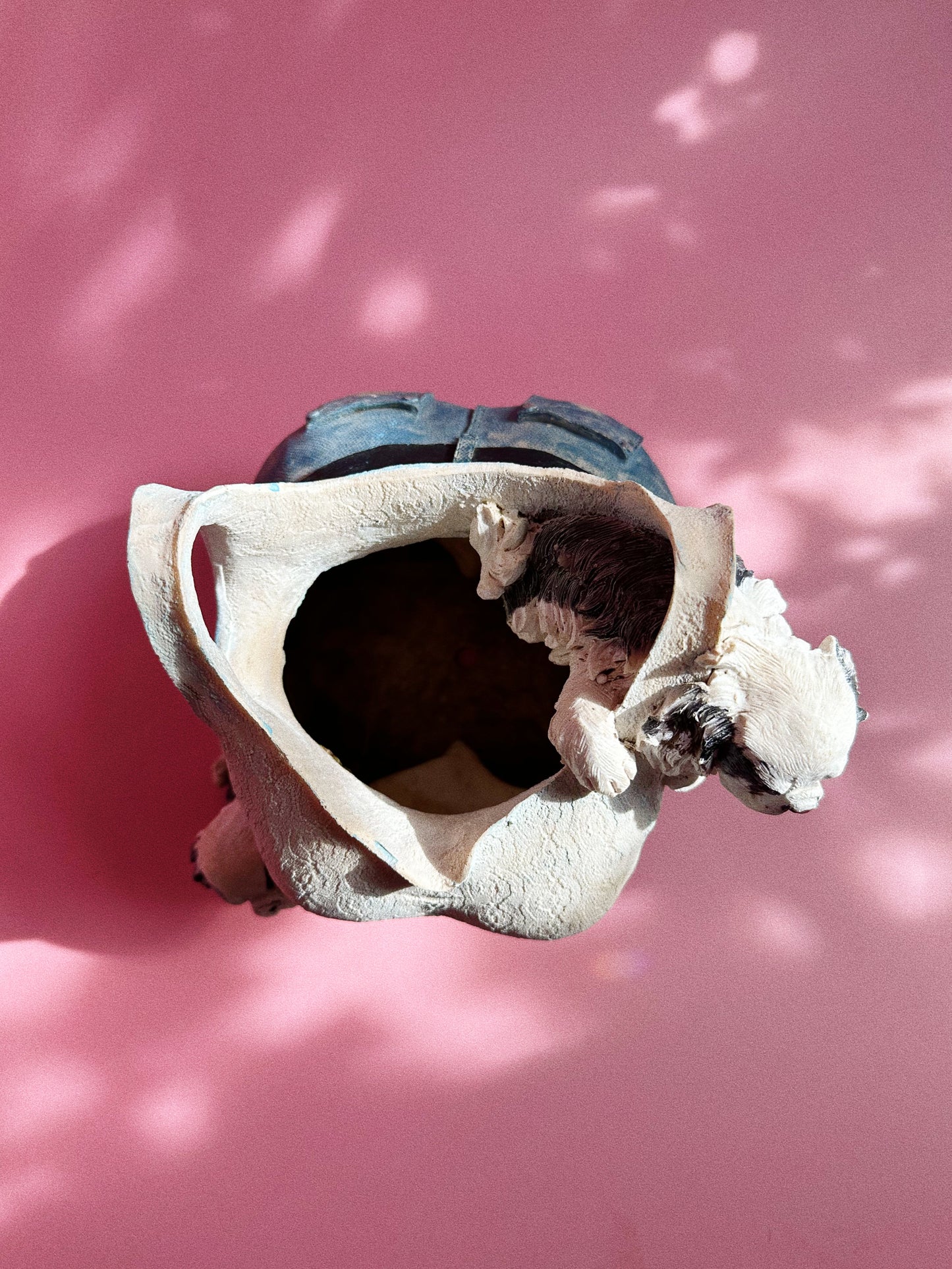 Fun Unglazed Ceramic Body Planter