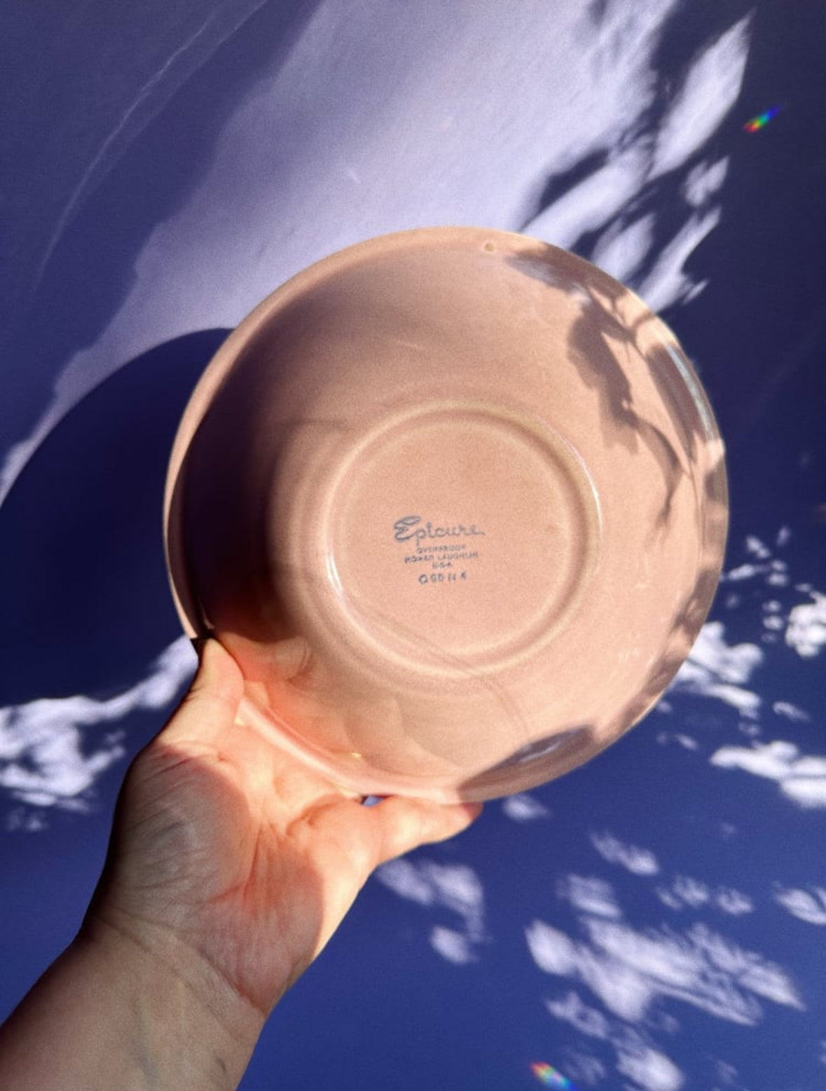 MCM Homer Laughlin Epicure Pink Serving Bowl