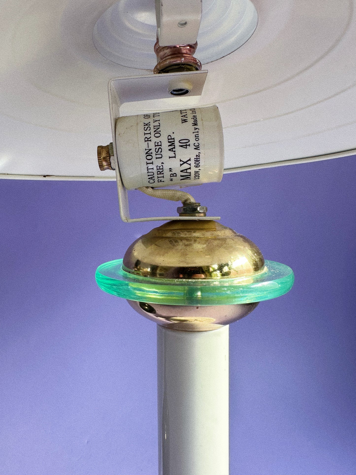 Vintage 80s UFO Lamps