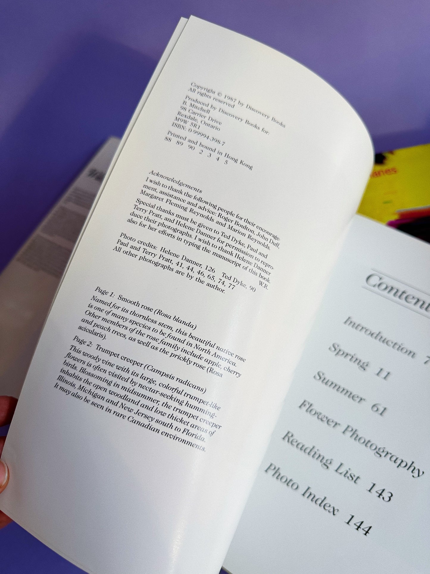 Vintage Wildflowers of Canada Hardcover Coffee Table Book