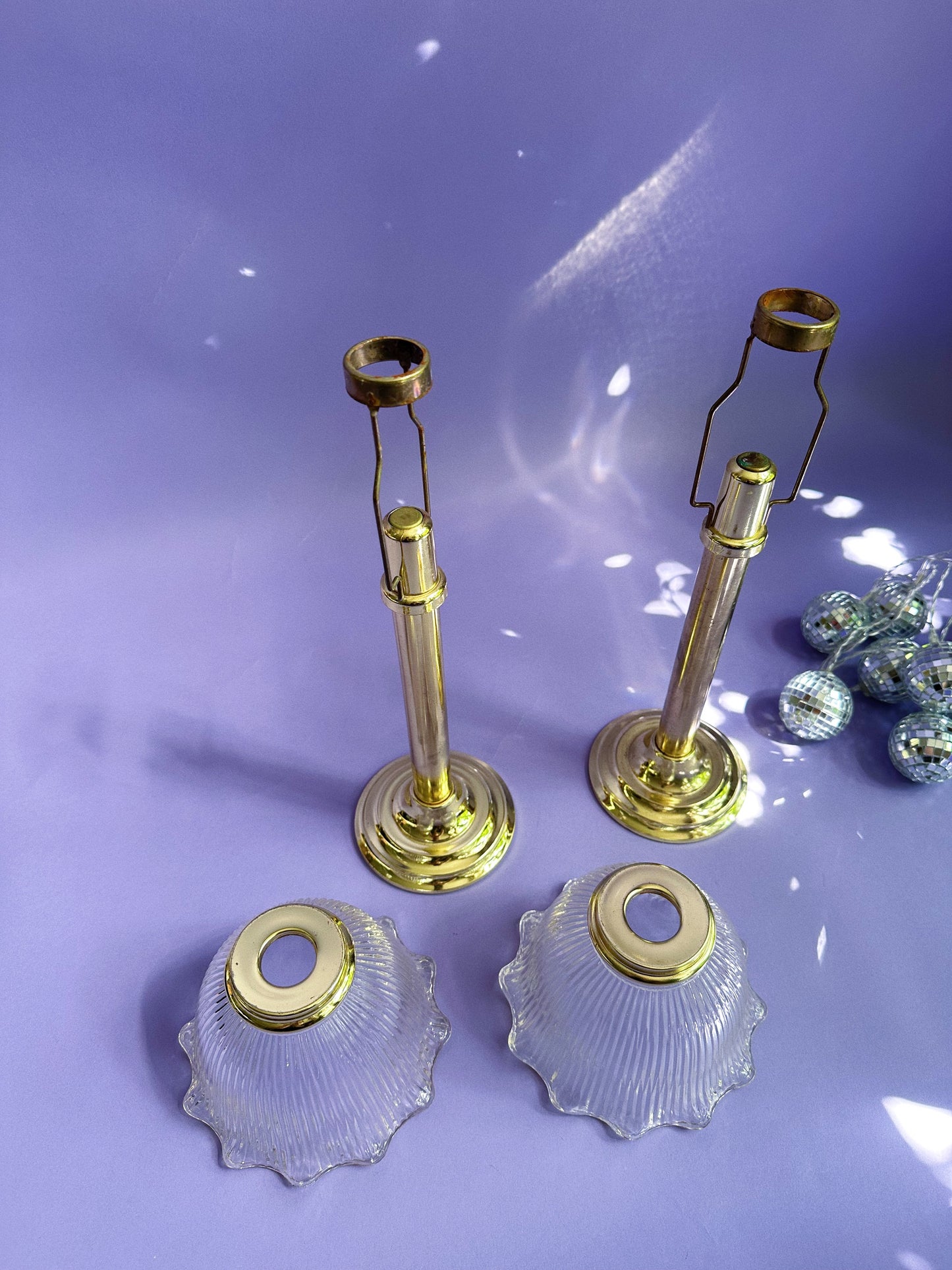 PartyLite Library Lamp P0126 (like Gaslight) Utility Candle Holder Spring Loaded