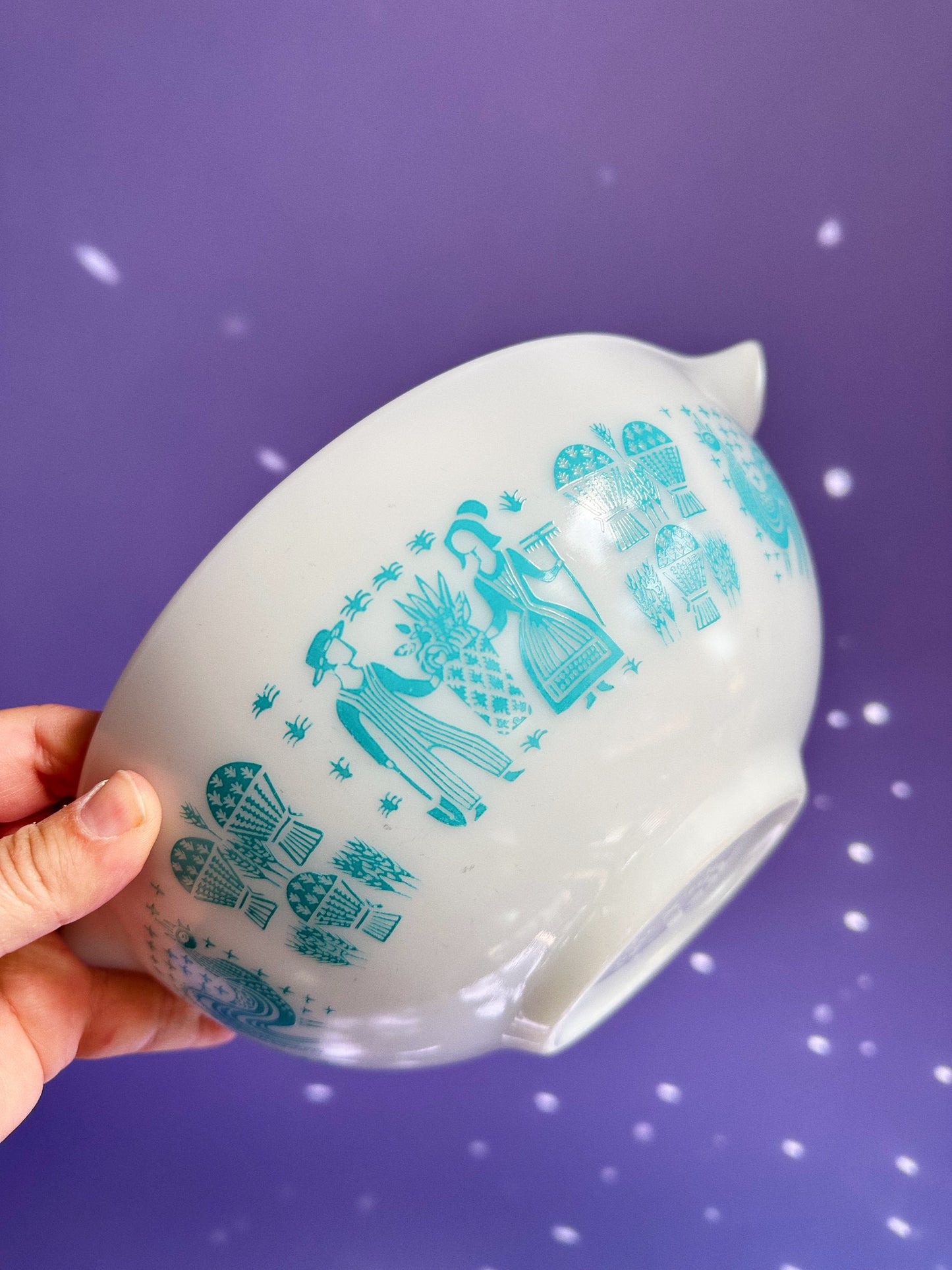 Vintage Pyrex Amish Butterprint Cinderella Bowl 443