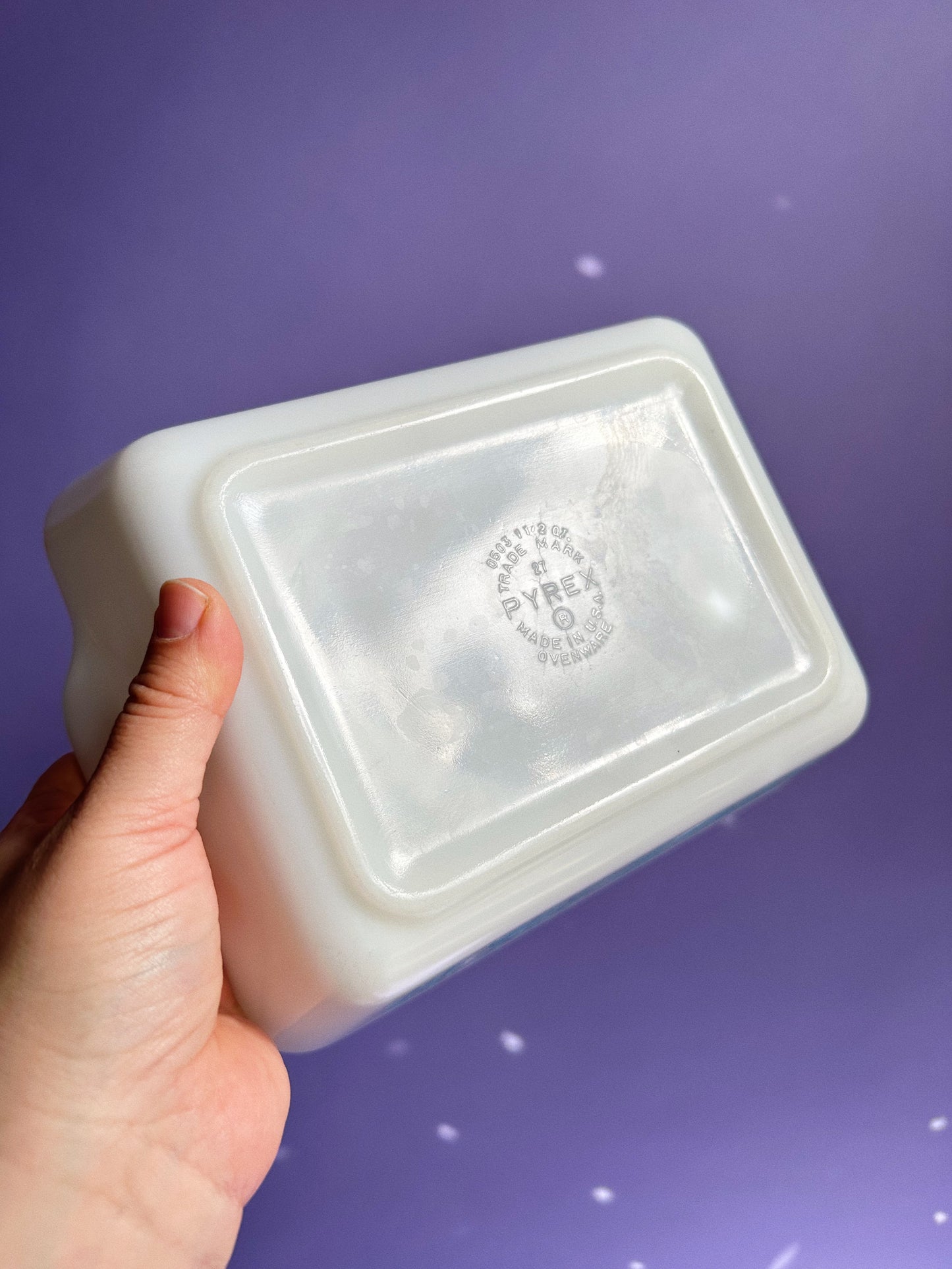 Pyrex Amish Butterprint 503 Refrigerator Dish With Lid 1.5 Quart