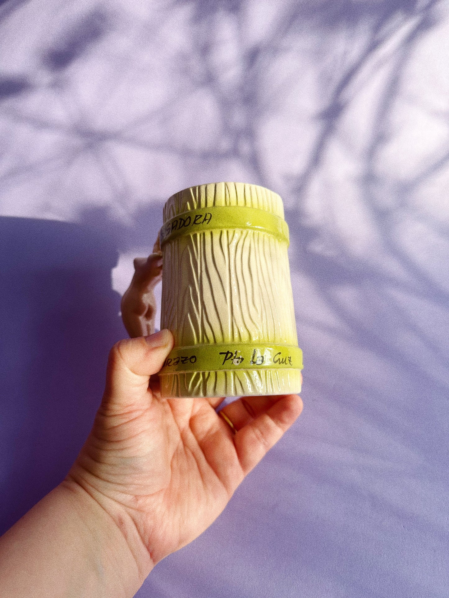 Vintage Nude Lady Ceramic Glazed Mug