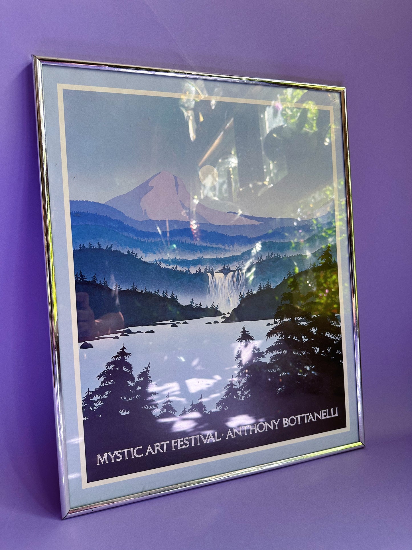 Vintage Mystic Art Festival Framed Print Poster